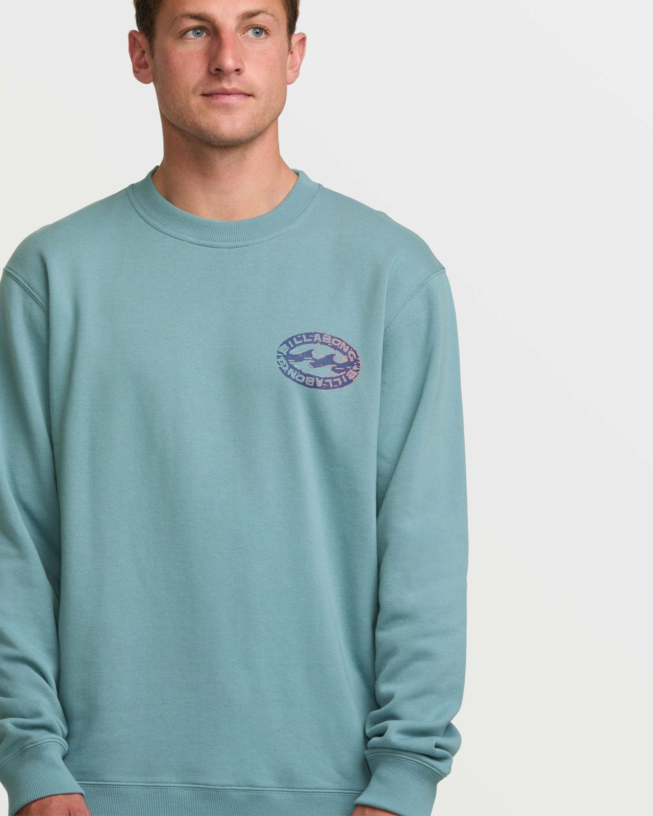 Short Sands Crew Sweatshirt | Washed Blue Billabong