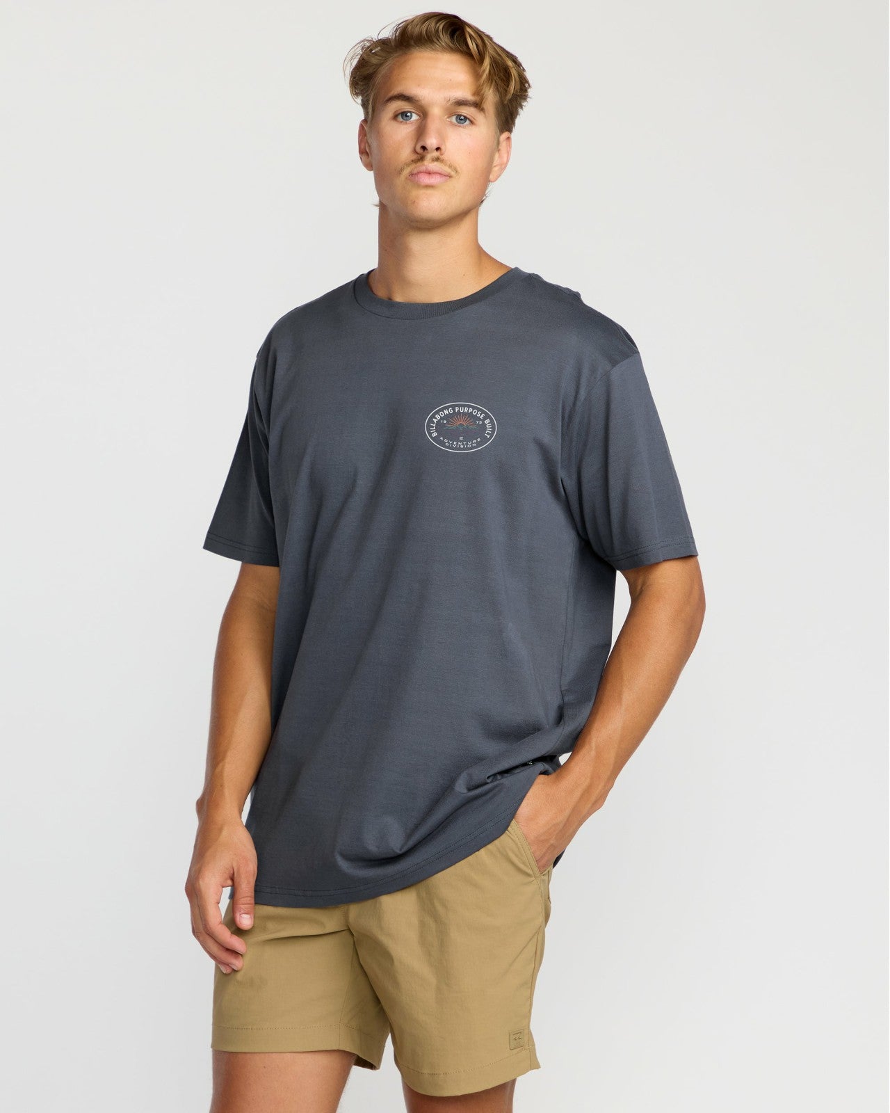 Sierras A/Div Short Sleeve T-Shirt | Midnight Blue Billabong