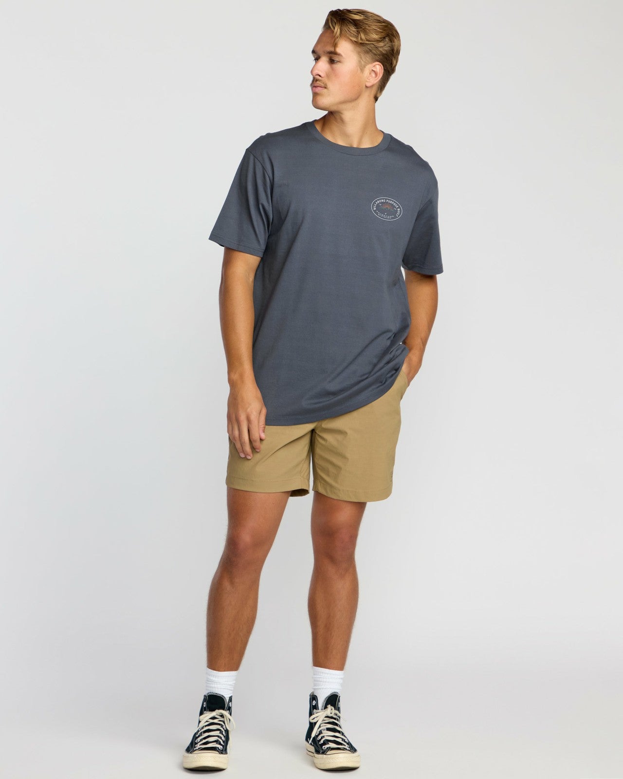Sierras A/Div Short Sleeve T-Shirt | Midnight Blue Billabong