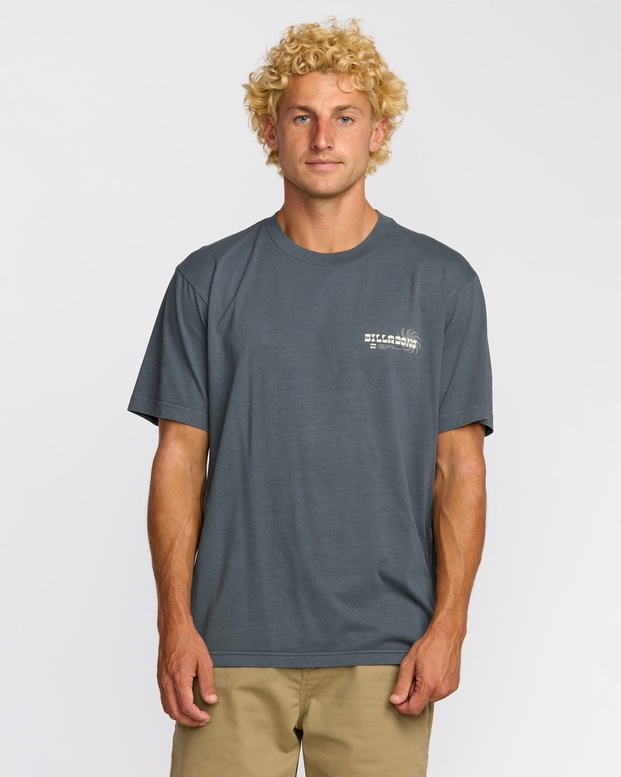 Single Fin Premium Wave Wash Short Sleeve T-Shirt | Midnight Blue Billabong