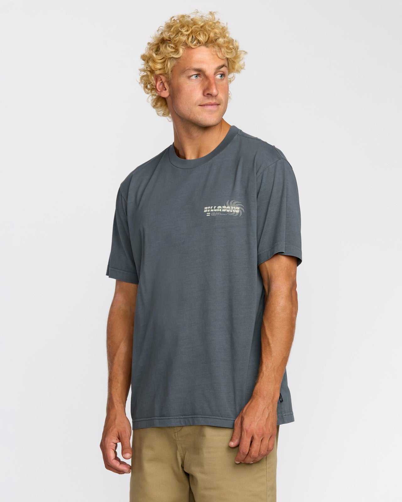 Single Fin Premium Wave Wash Short Sleeve T-Shirt | Midnight Blue Billabong
