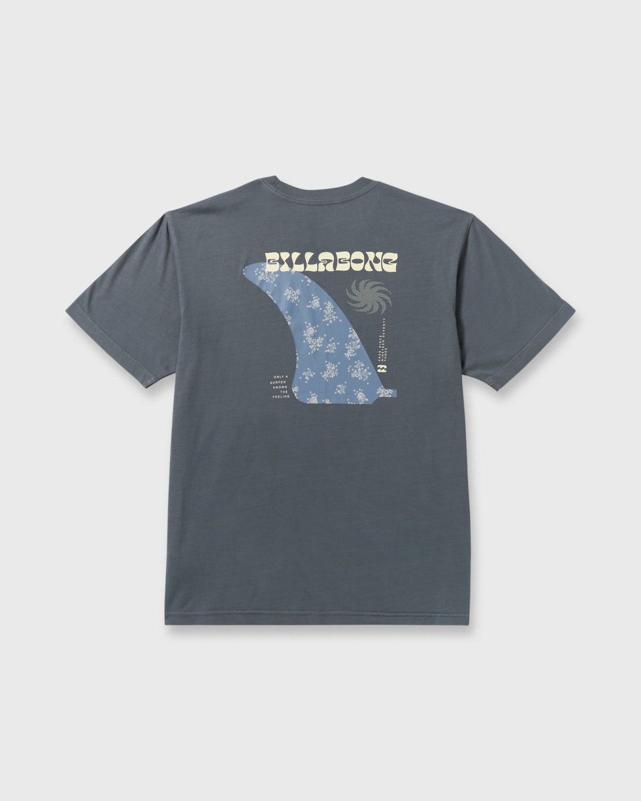 Single Fin Premium Wave Wash Short Sleeve T-Shirt | Midnight Blue Billabong