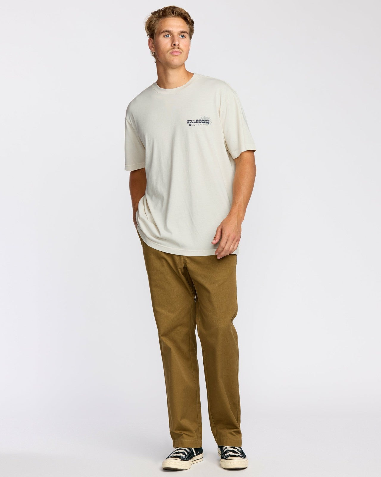 Single Fin Premium Wave Wash Short Sleeve T-Shirt | Off White Billabong