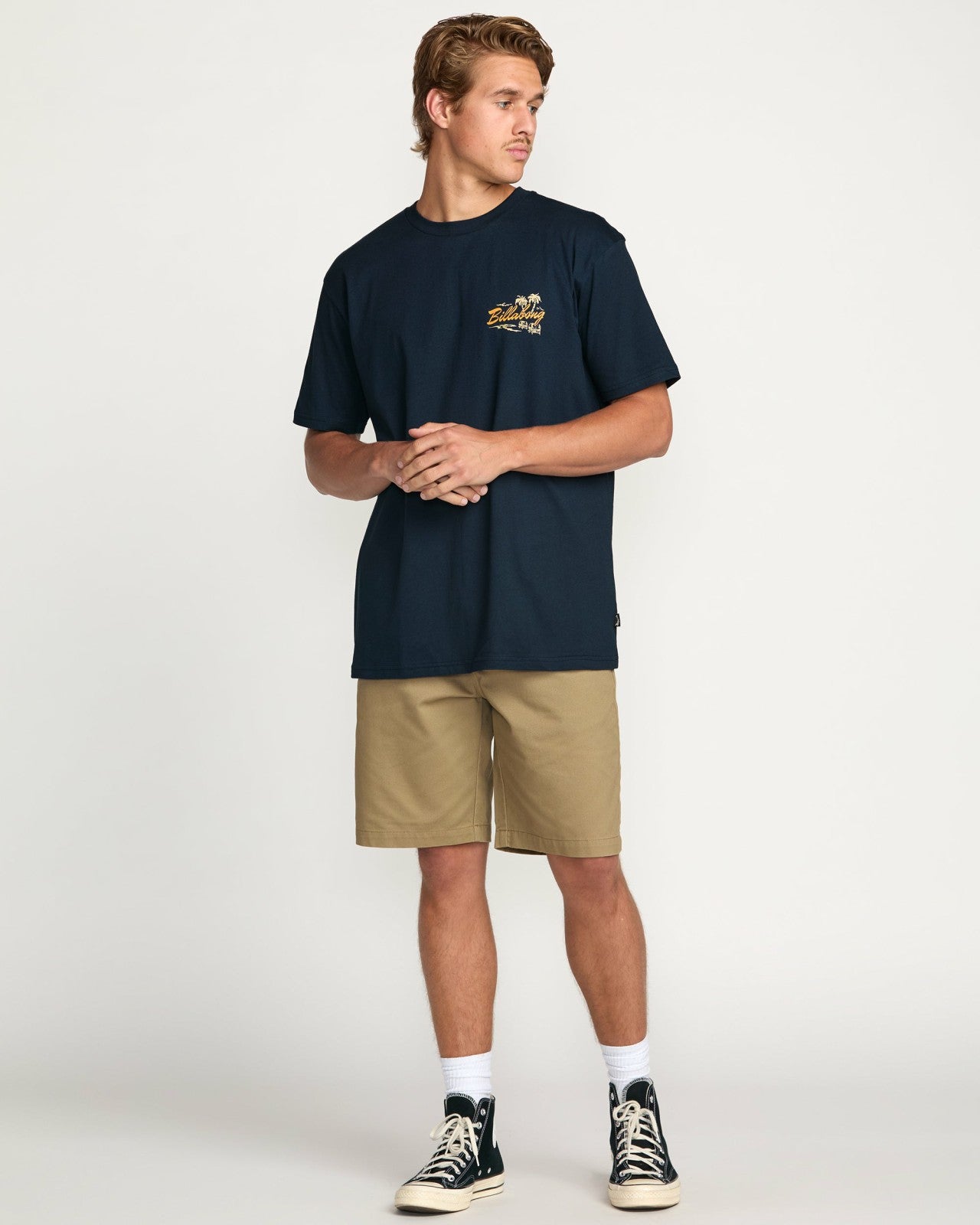 Skull Island Premium Tee | Navy Billabong