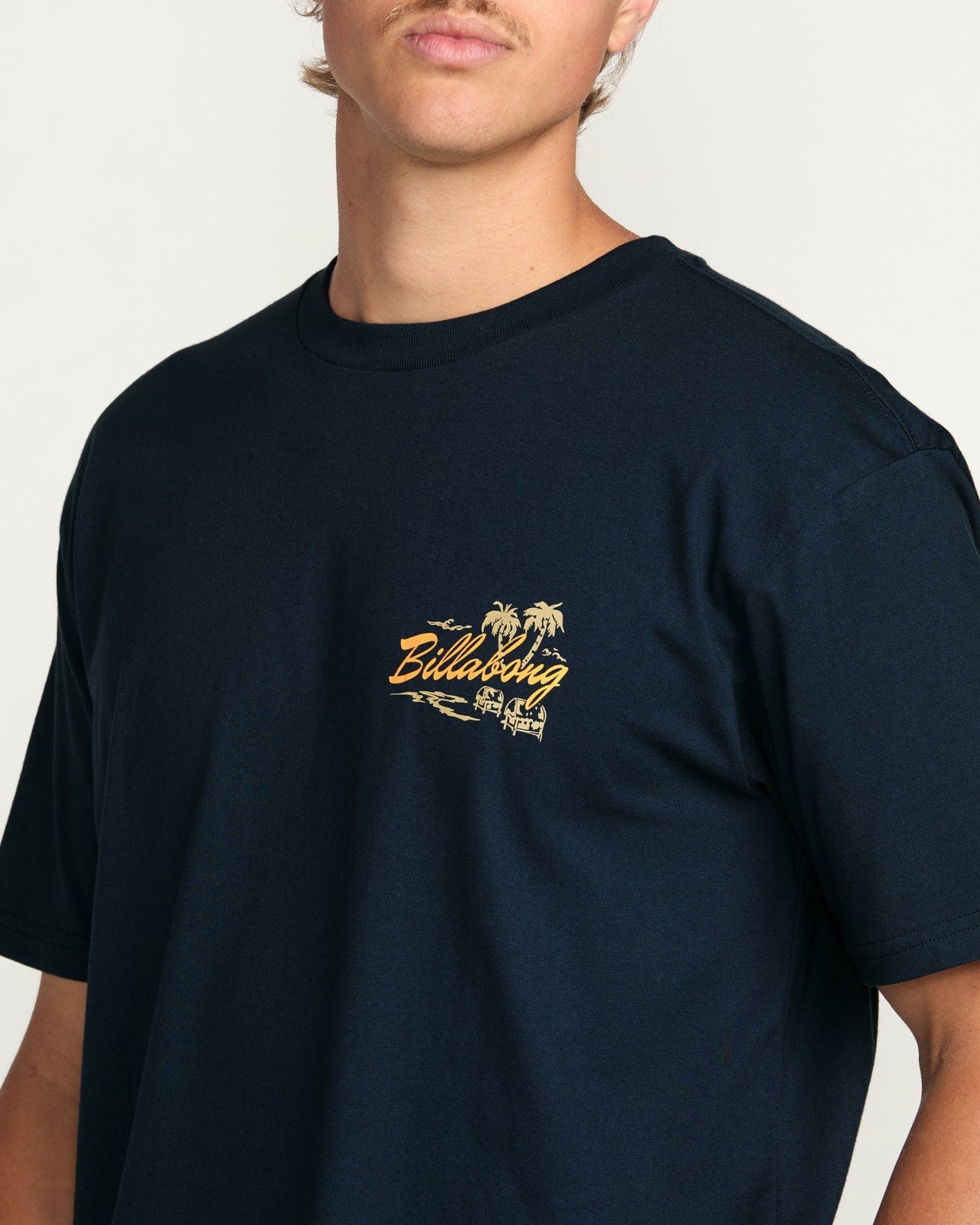 Skull Island Premium Tee | Navy Billabong