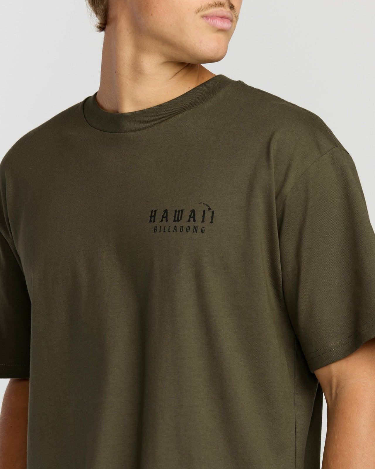 Skull Wave Hi Regular Short Sleeve T-Shirt | Military Billabong