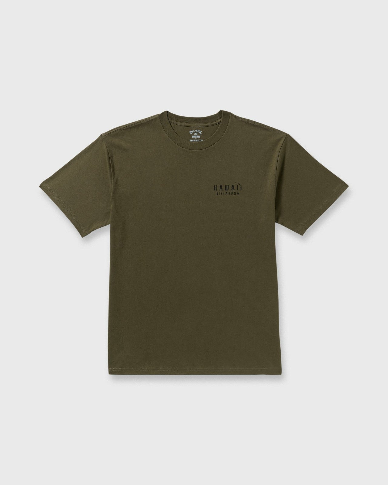 Skull Wave Hi Regular Short Sleeve T-Shirt | Military Billabong