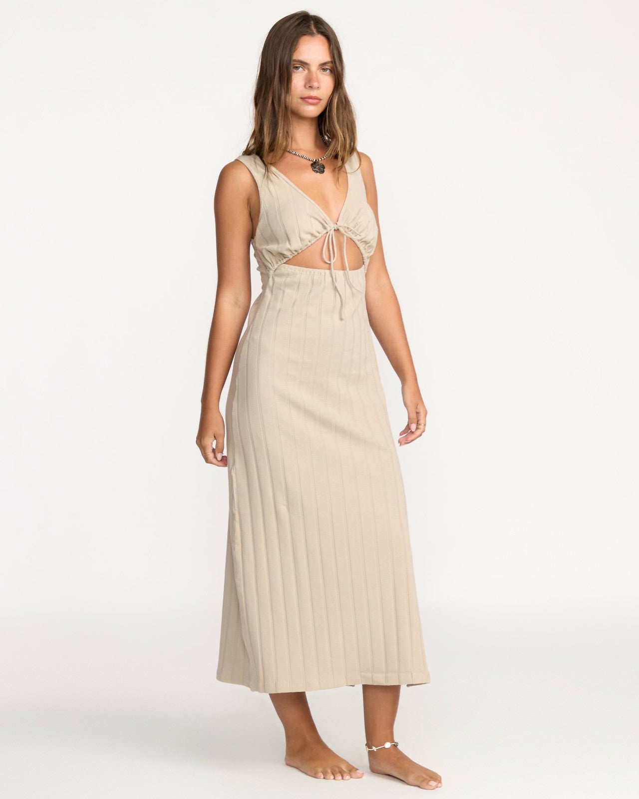 Slides Midi Knt Dress | Cobblestone Billabong