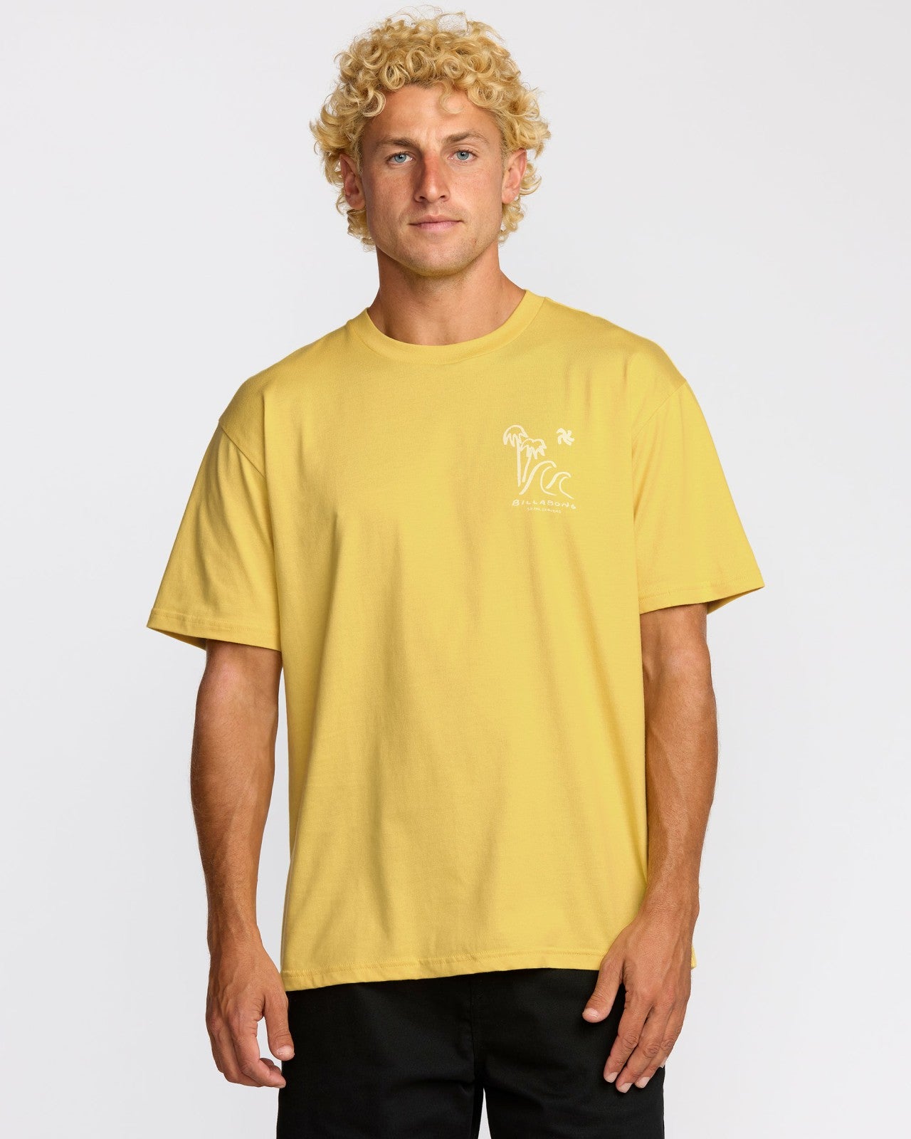 So Far Regular Short Sleeve T-Shirt | Dust Yellow Billabong