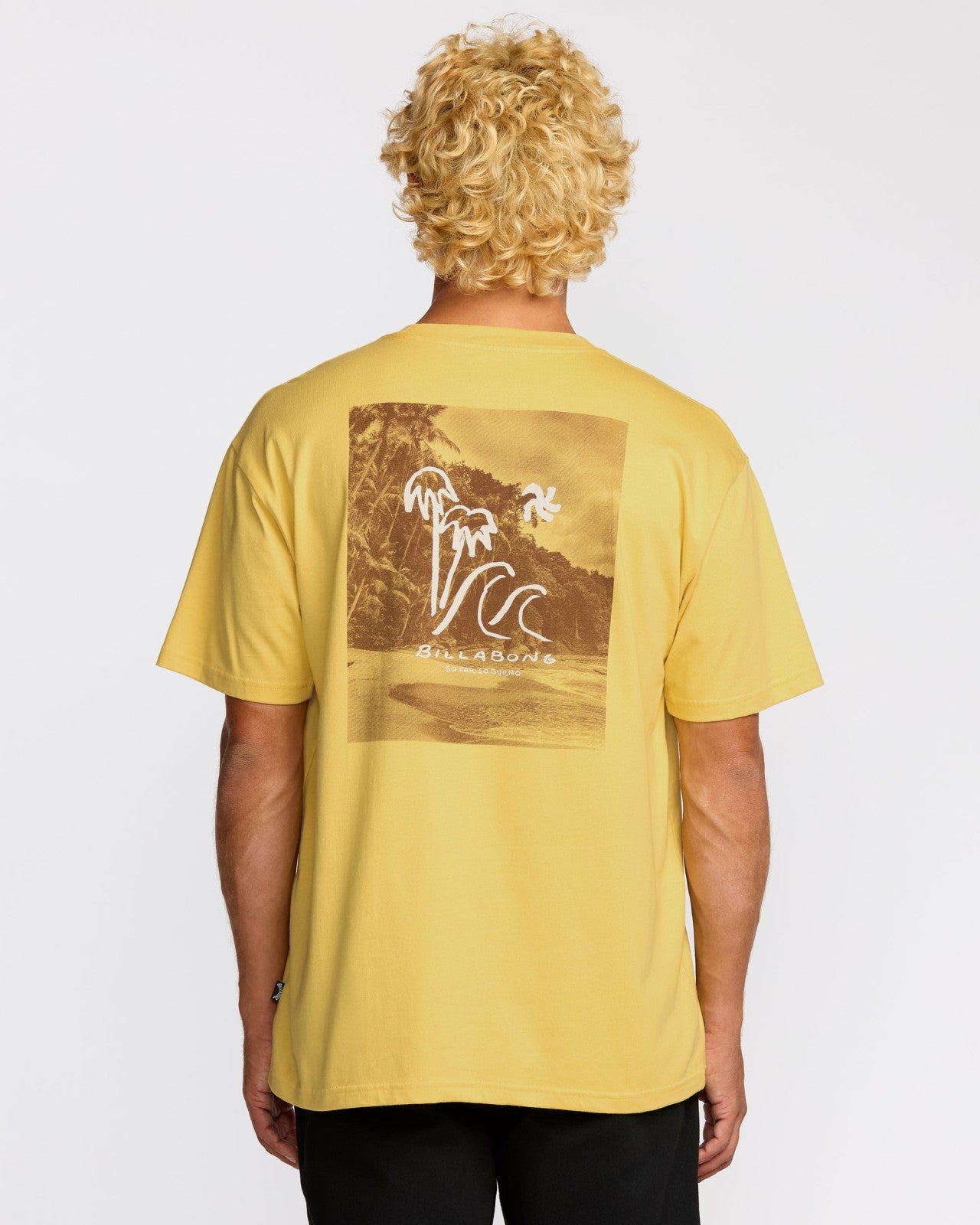 So Far Regular Short Sleeve T-Shirt | Dust Yellow Billabong
