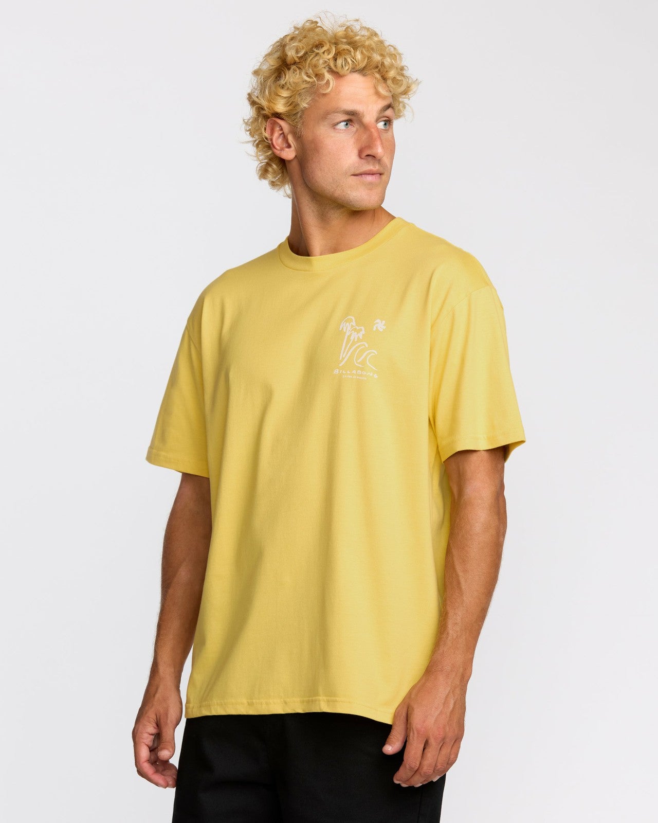 So Far Regular Short Sleeve T-Shirt | Dust Yellow Billabong