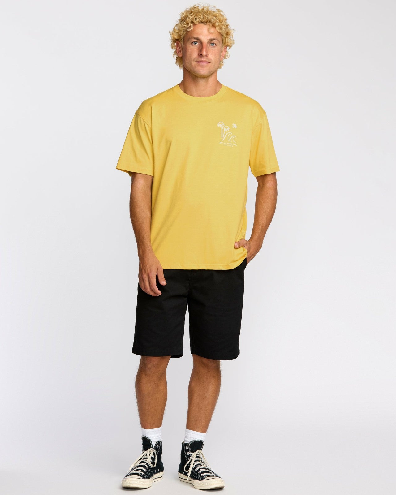 So Far Regular Short Sleeve T-Shirt | Dust Yellow Billabong