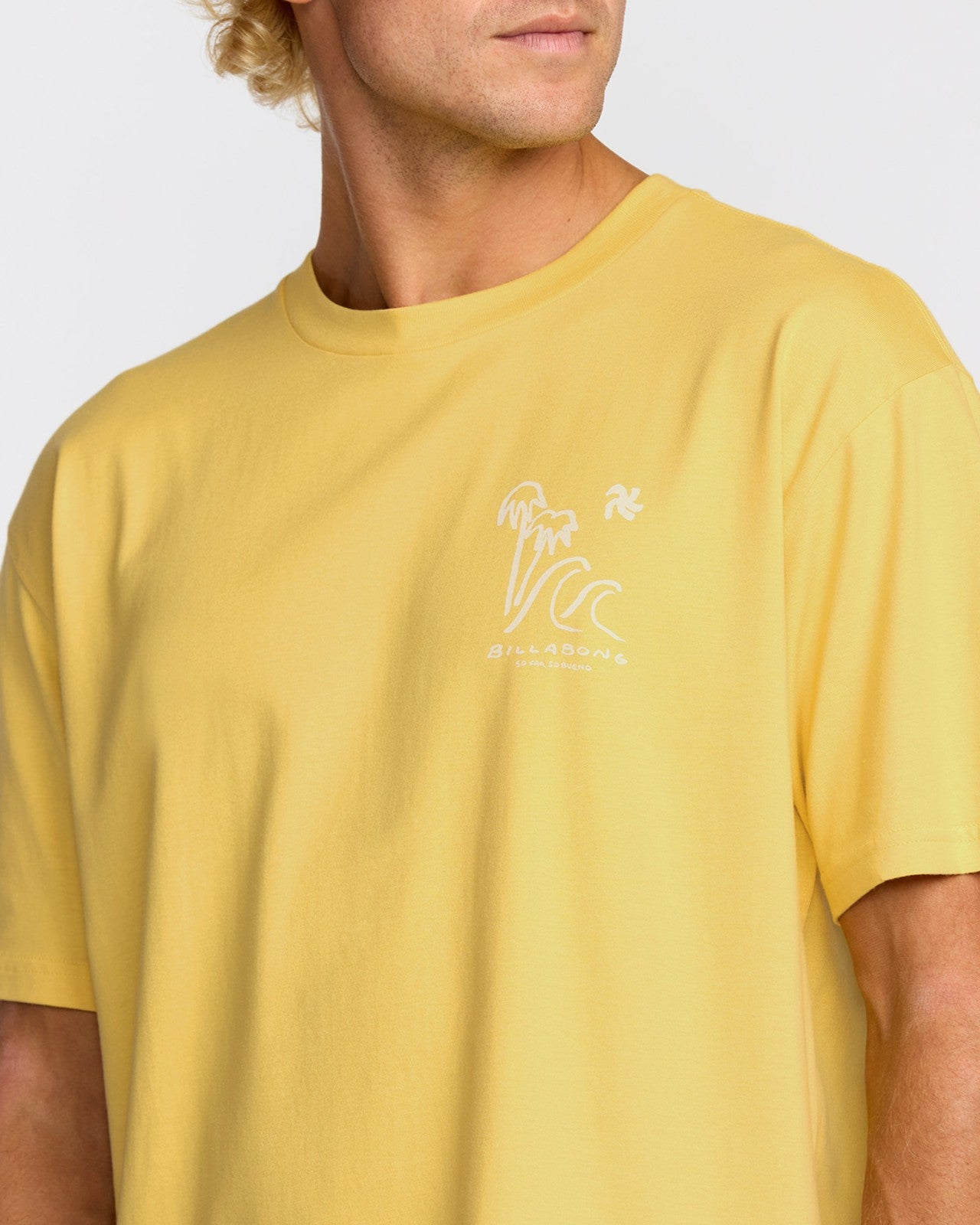 So Far Regular Short Sleeve T-Shirt | Dust Yellow Billabong