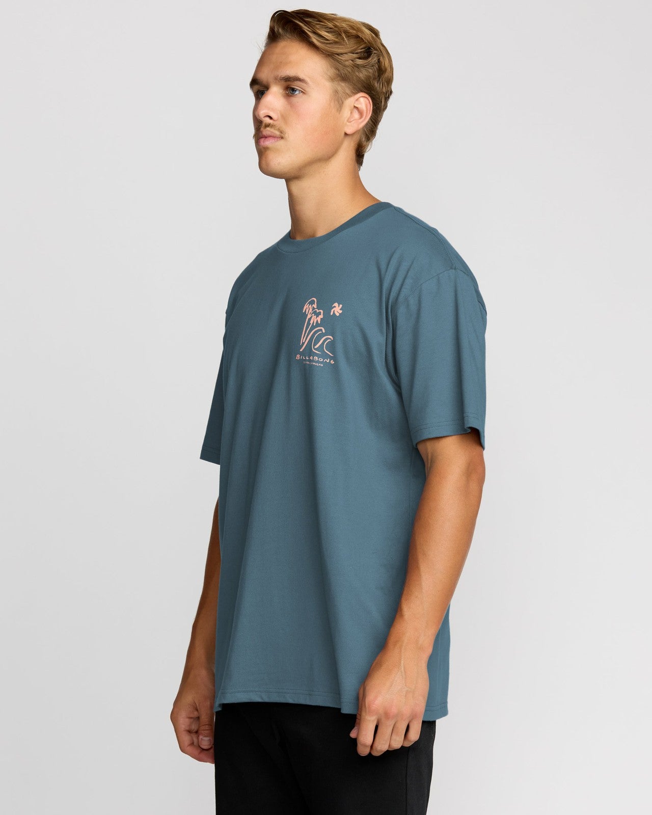 So Far Regular Short Sleeve T-Shirt | Steel Blue Billabong