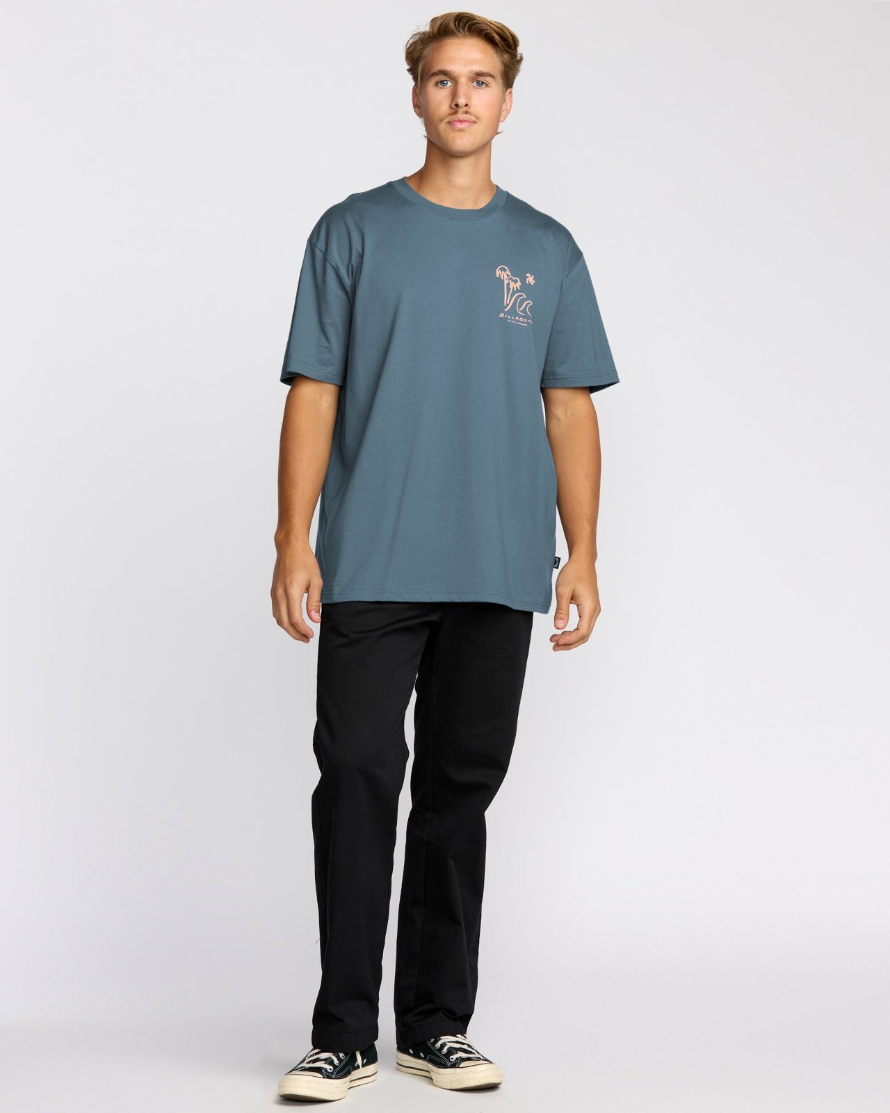 So Far Regular Short Sleeve T-Shirt | Steel Blue Billabong