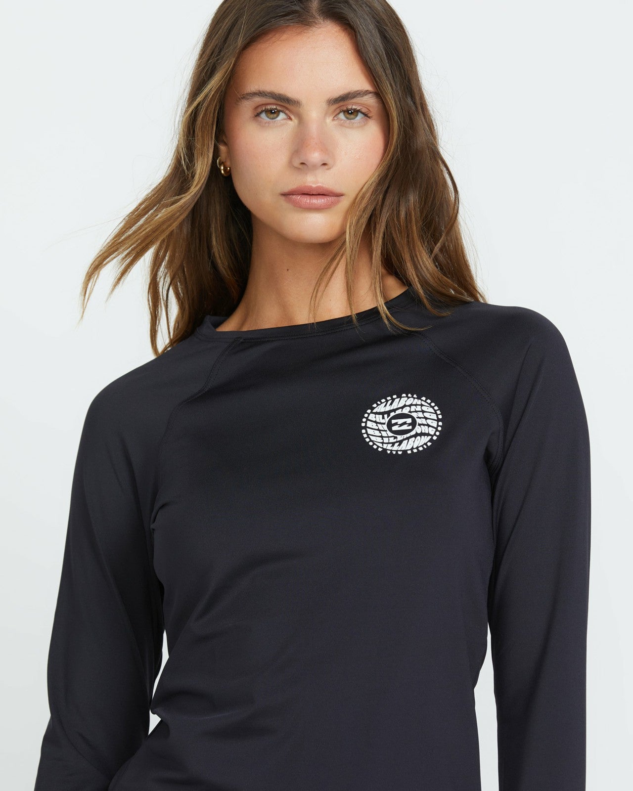 Sol Searcher Rashguard | Black Pebble Billabong
