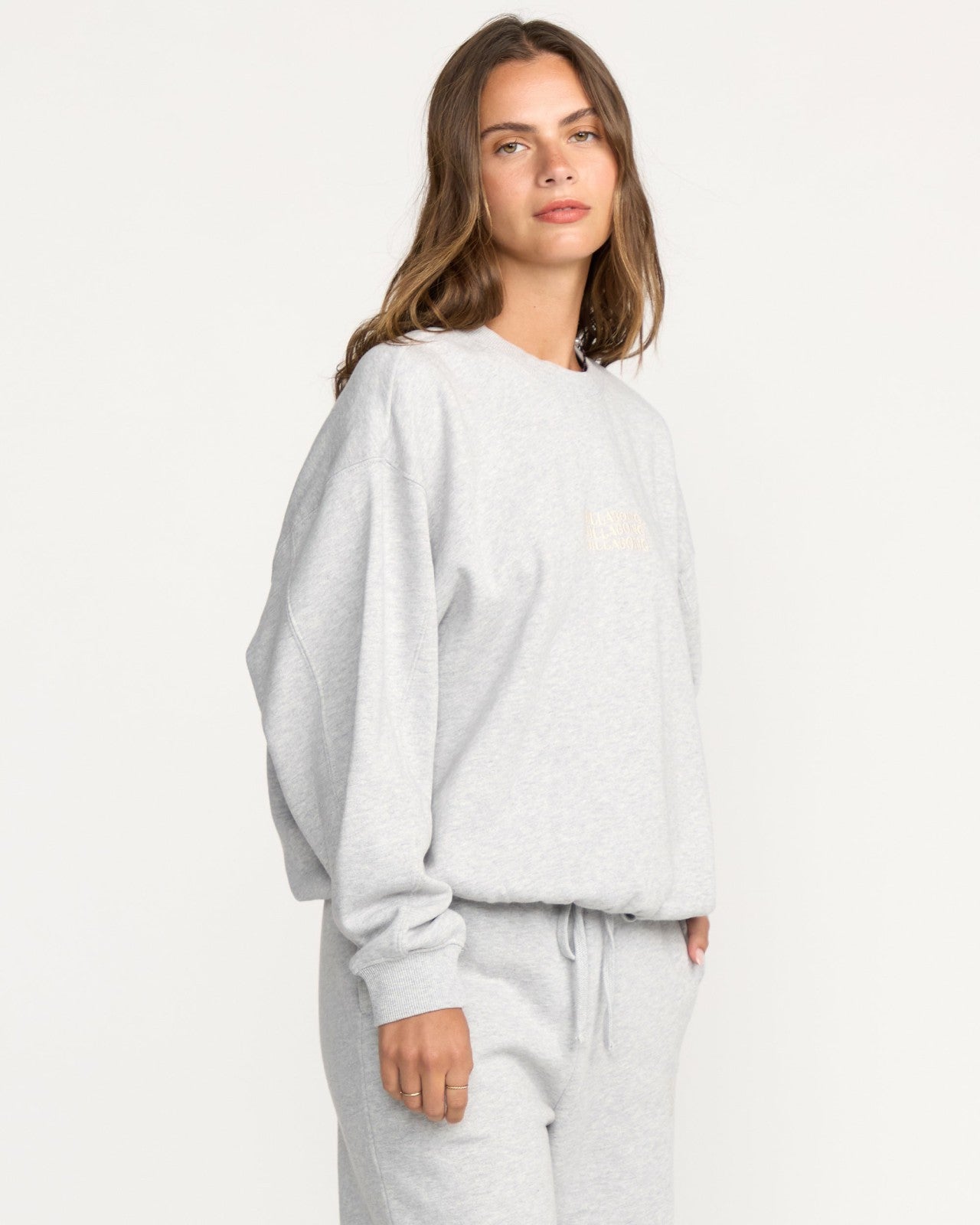 So Sunny Kendal Crewneck Sweatshirt | Heather Grey Billabong