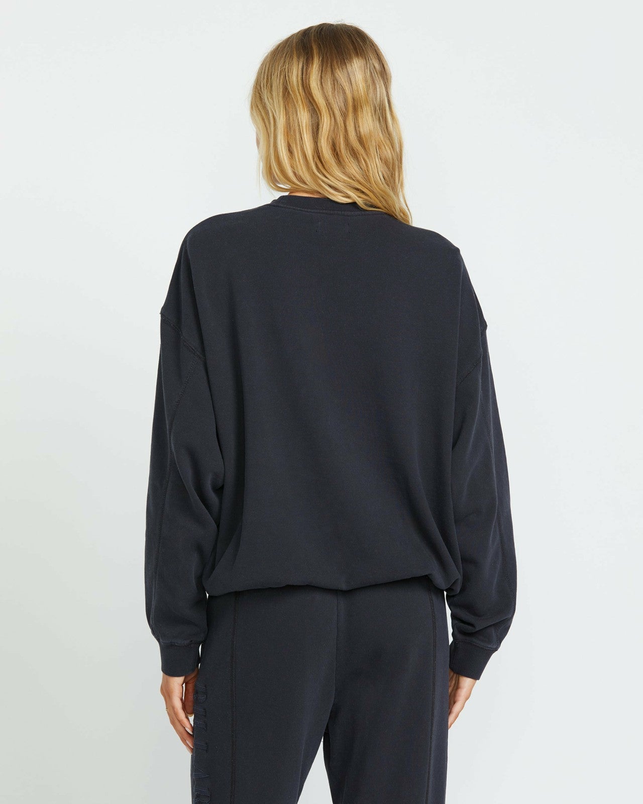 So Typical Kendal Crew Sweatshirt | Black Pebble Billabong