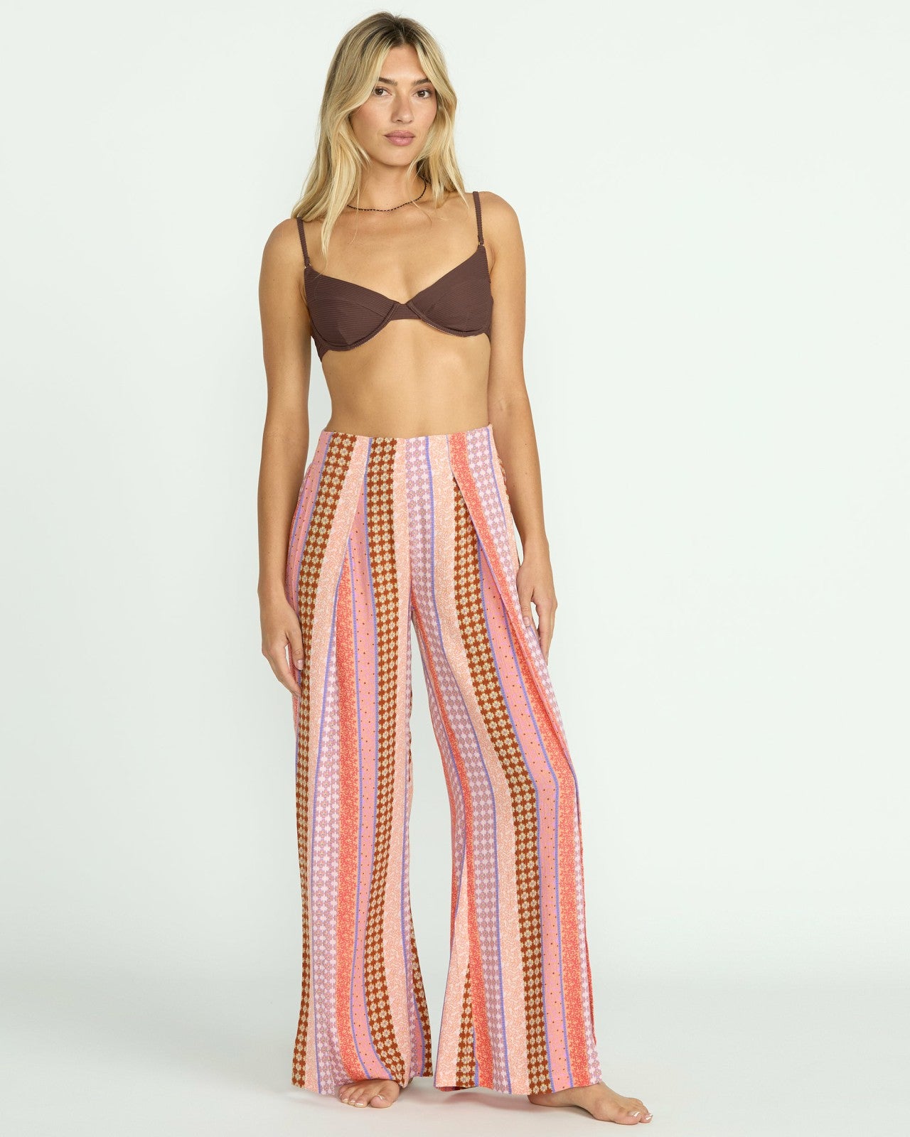 Split Spirit Elastic Waist Pants | Multi Billabong