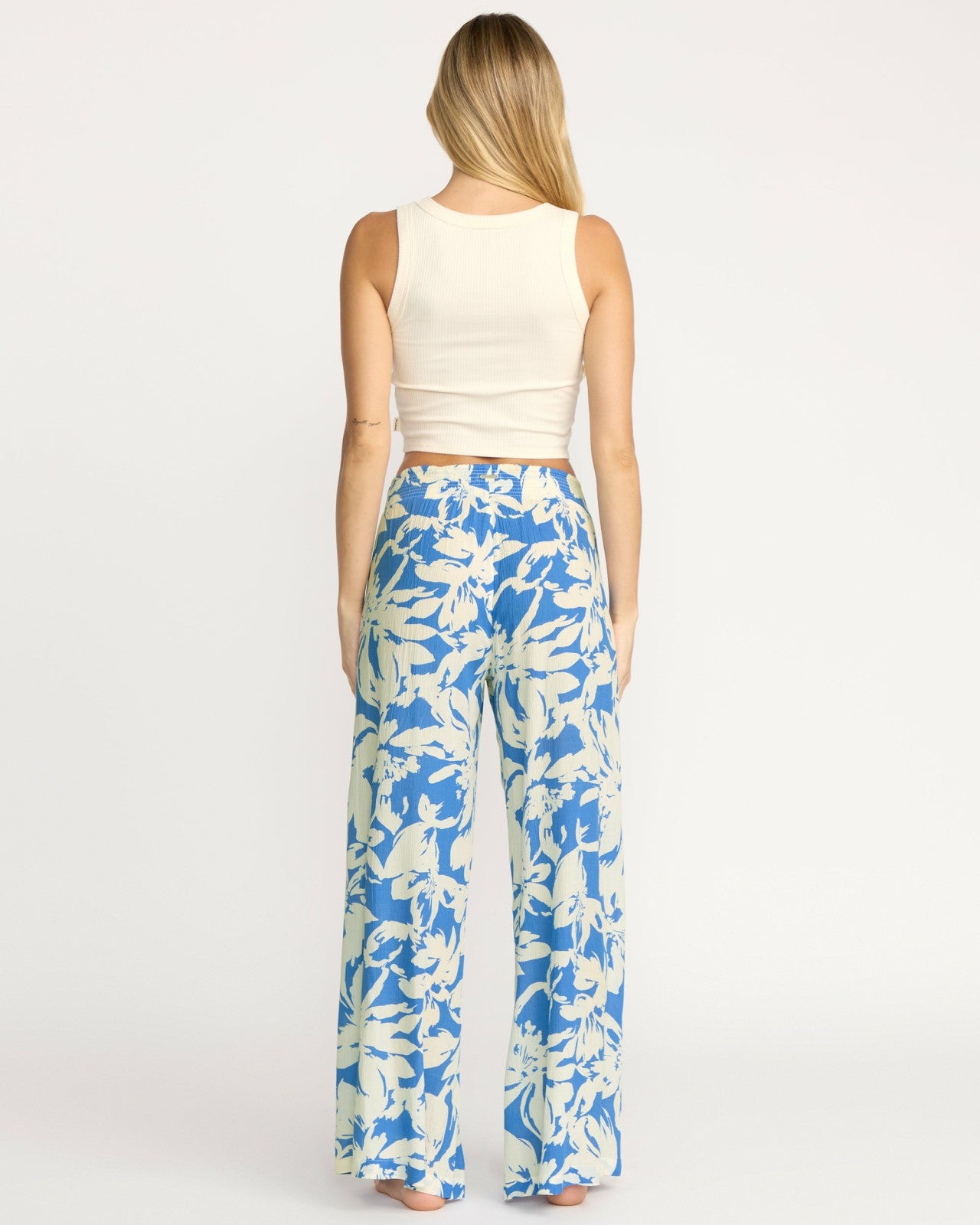 Split Spirit Elastic Waist Pants | True Blue Billabong