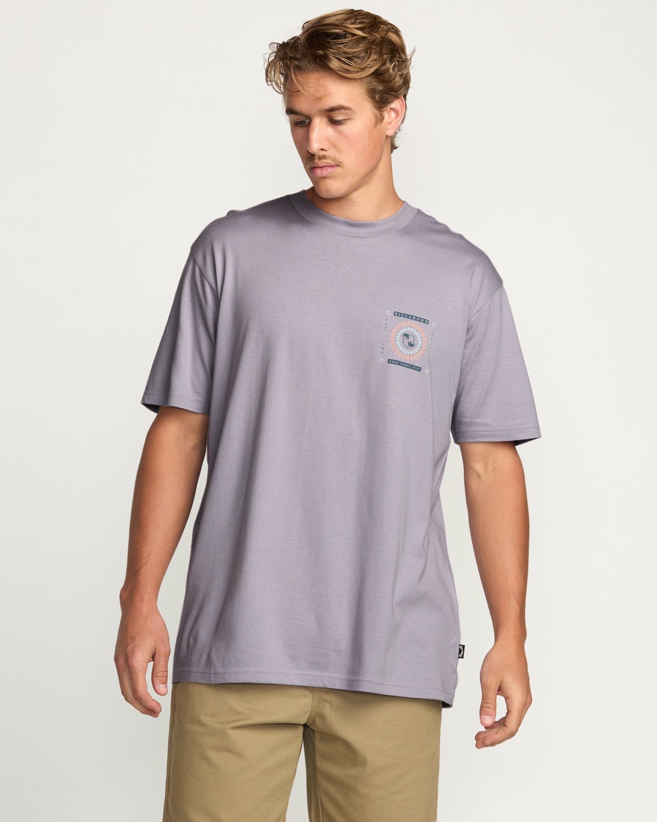 Spun Out Premium Tee | Light Purple Billabong