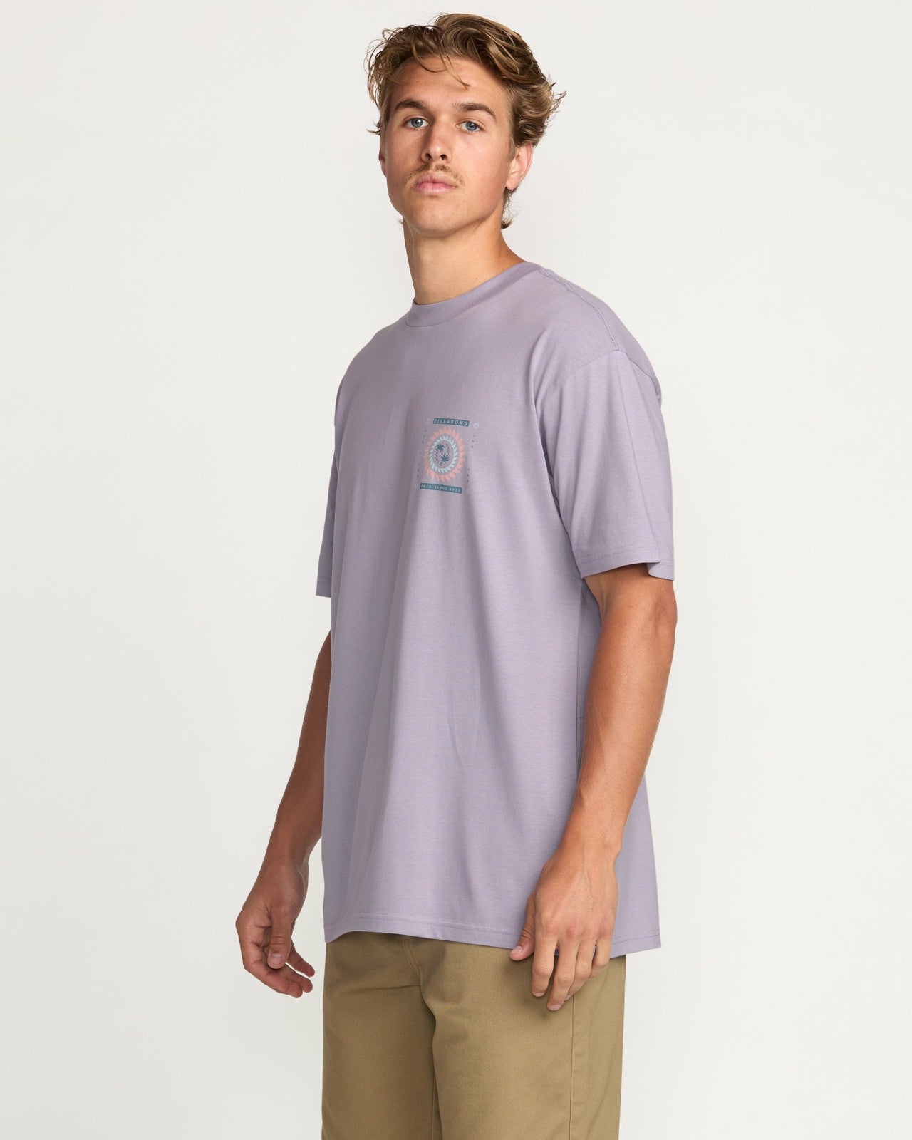 Spun Out Premium Tee | Light Purple Billabong