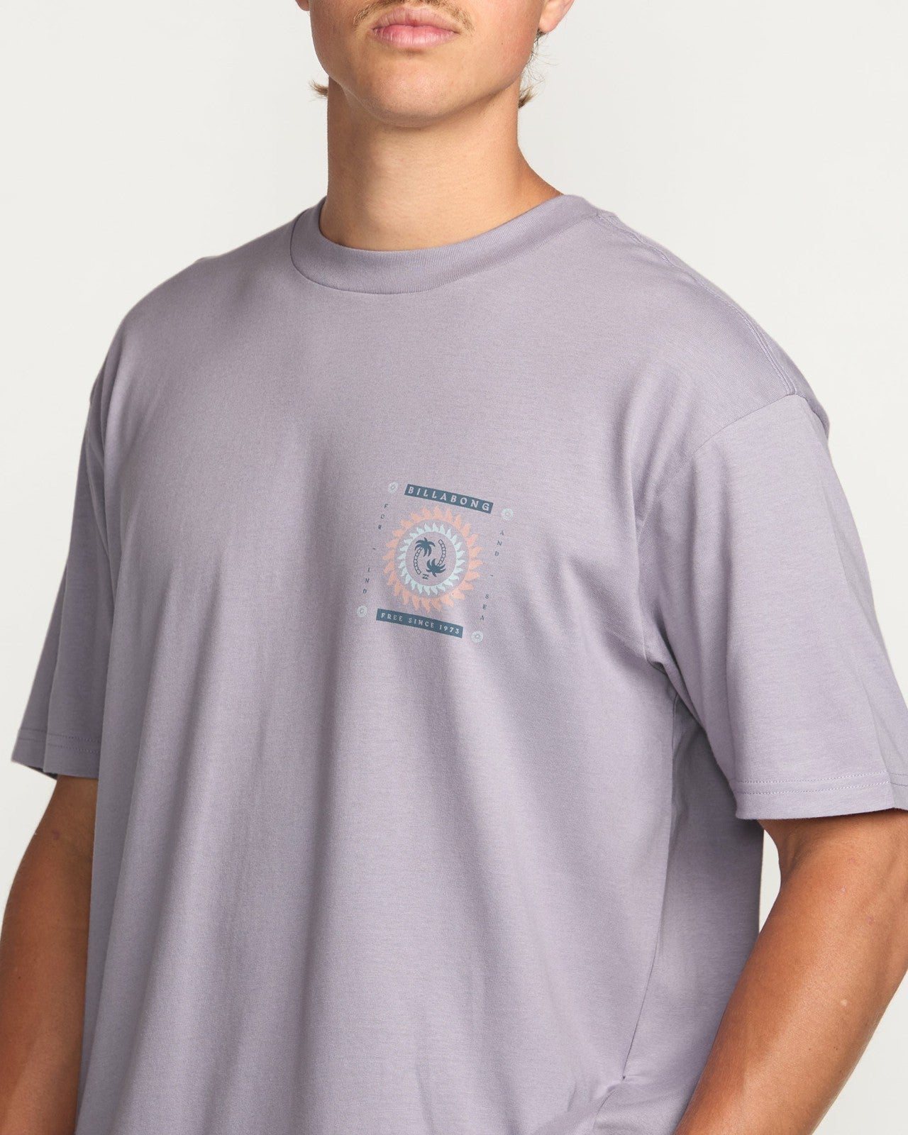 Spun Out Premium Tee | Light Purple Billabong
