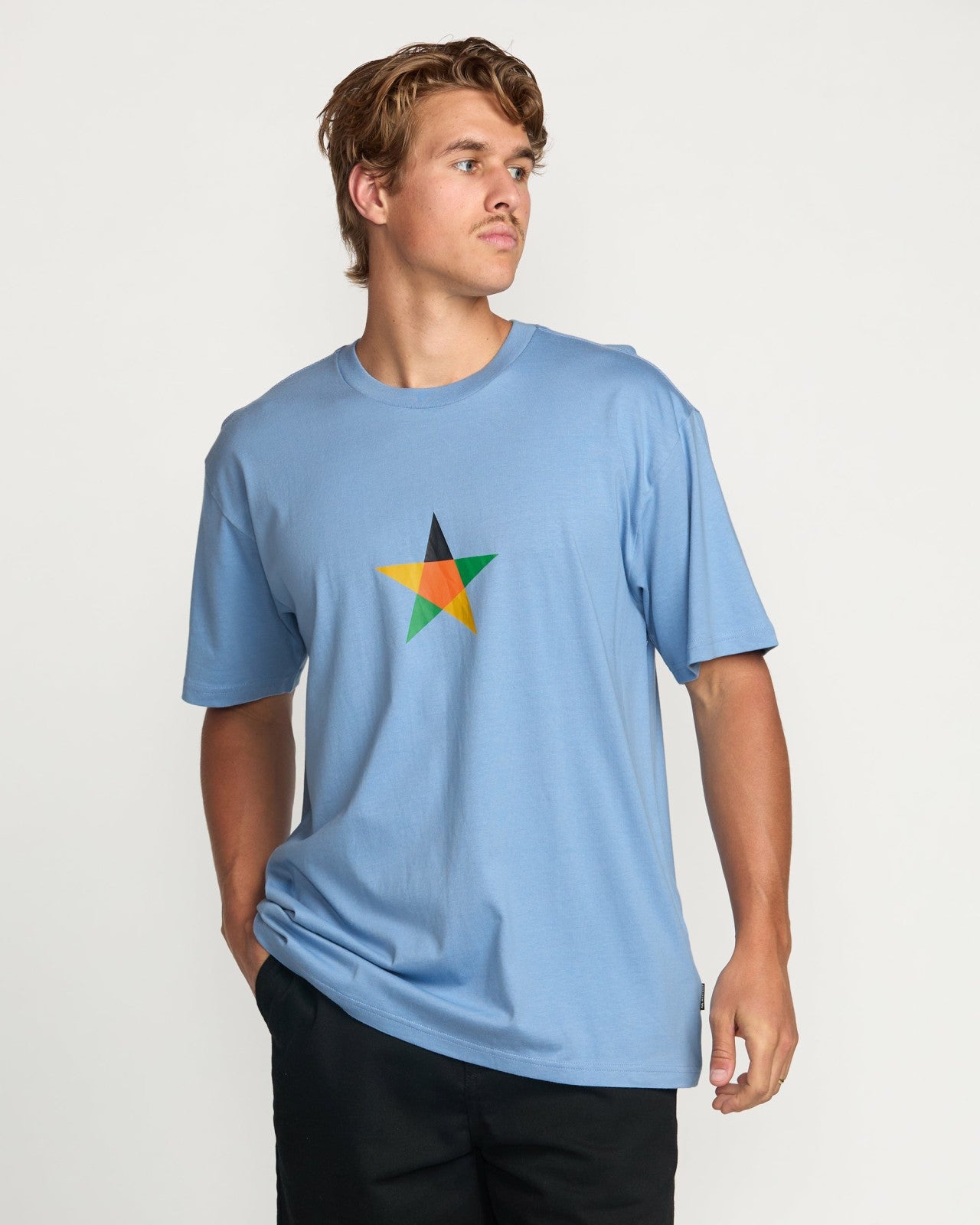 Billabong x Mami Wata Star Regular Tee | Sky Blue Billabong