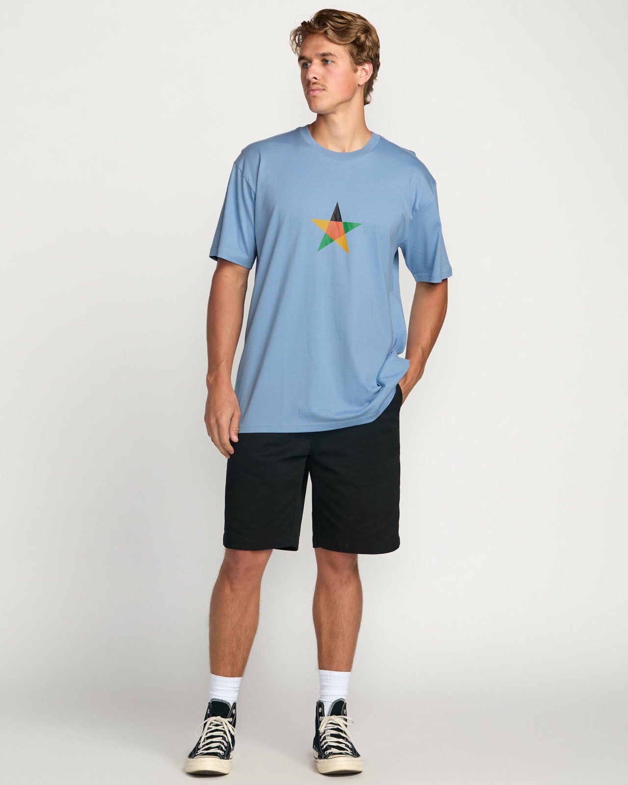 Billabong x Mami Wata Star Regular Tee | Sky Blue Billabong