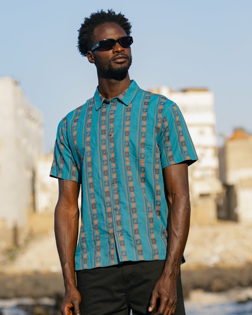 Billabong x Mami Wata Star Short Sleeve Shirt | Teal Billabong