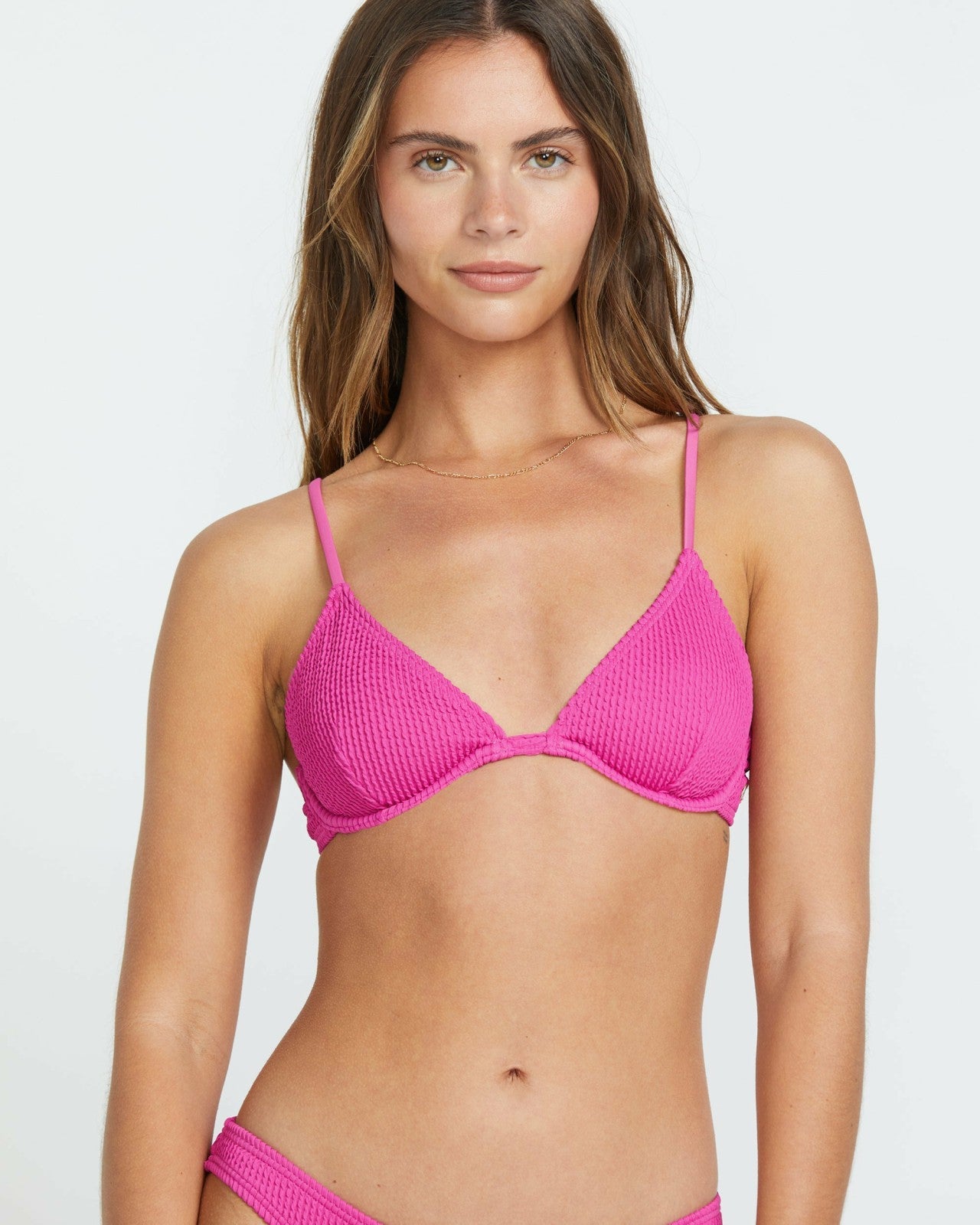 Summer High Reese Underwire Bikini Top | Fiesta Pink Billabong