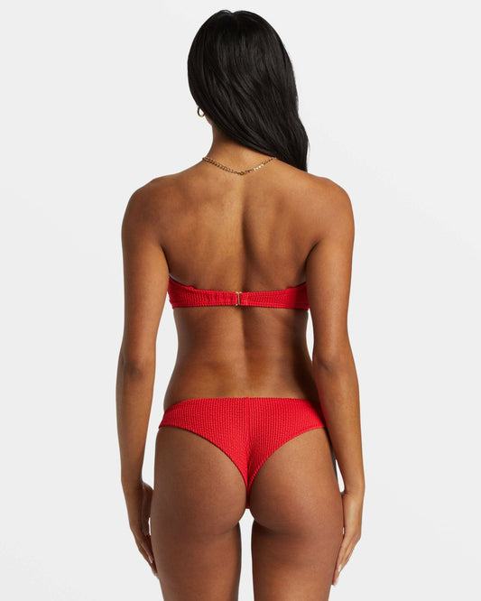 Summer High Tanga Bikini Bottoms | Fiesta Red Billabong