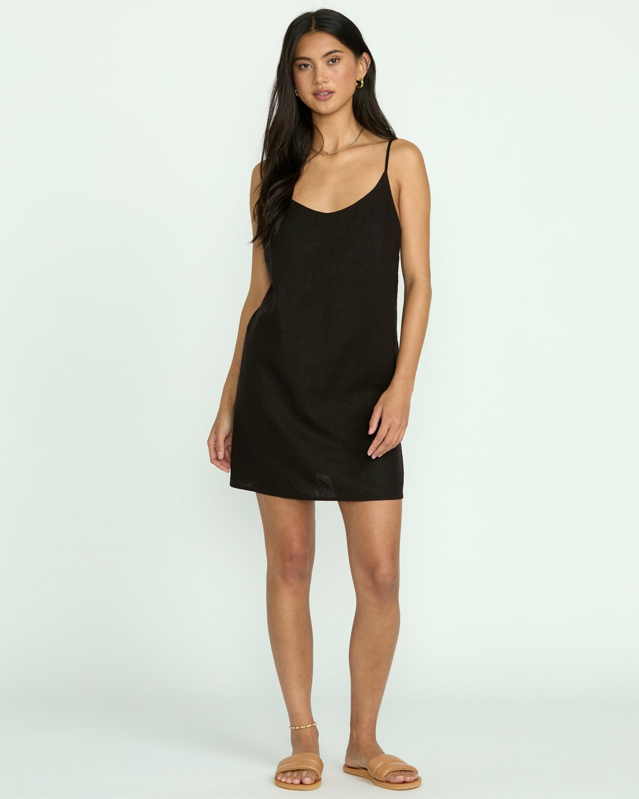 Summer Love Mini Slip Dress | Black Billabong
