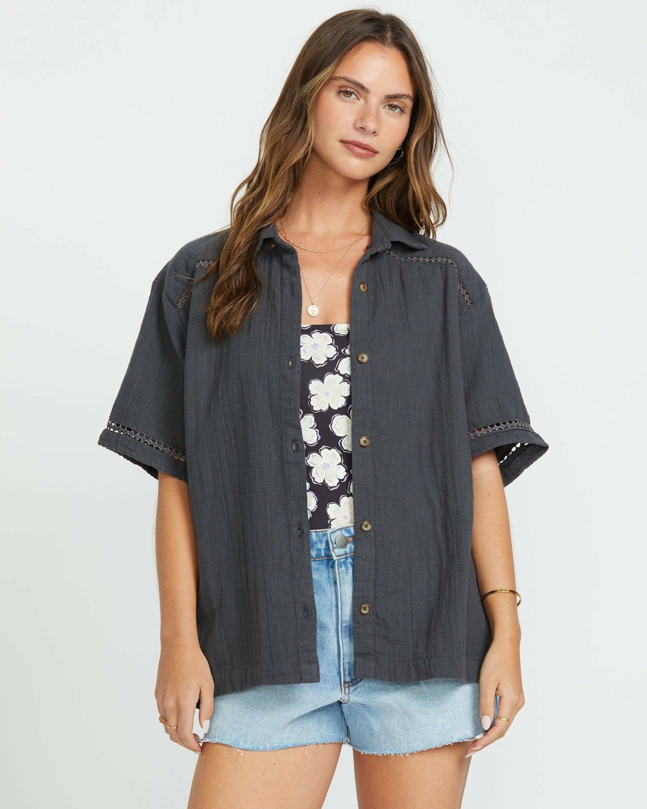 Summers End Short Sleeve Shirt | Black Sands Billabong