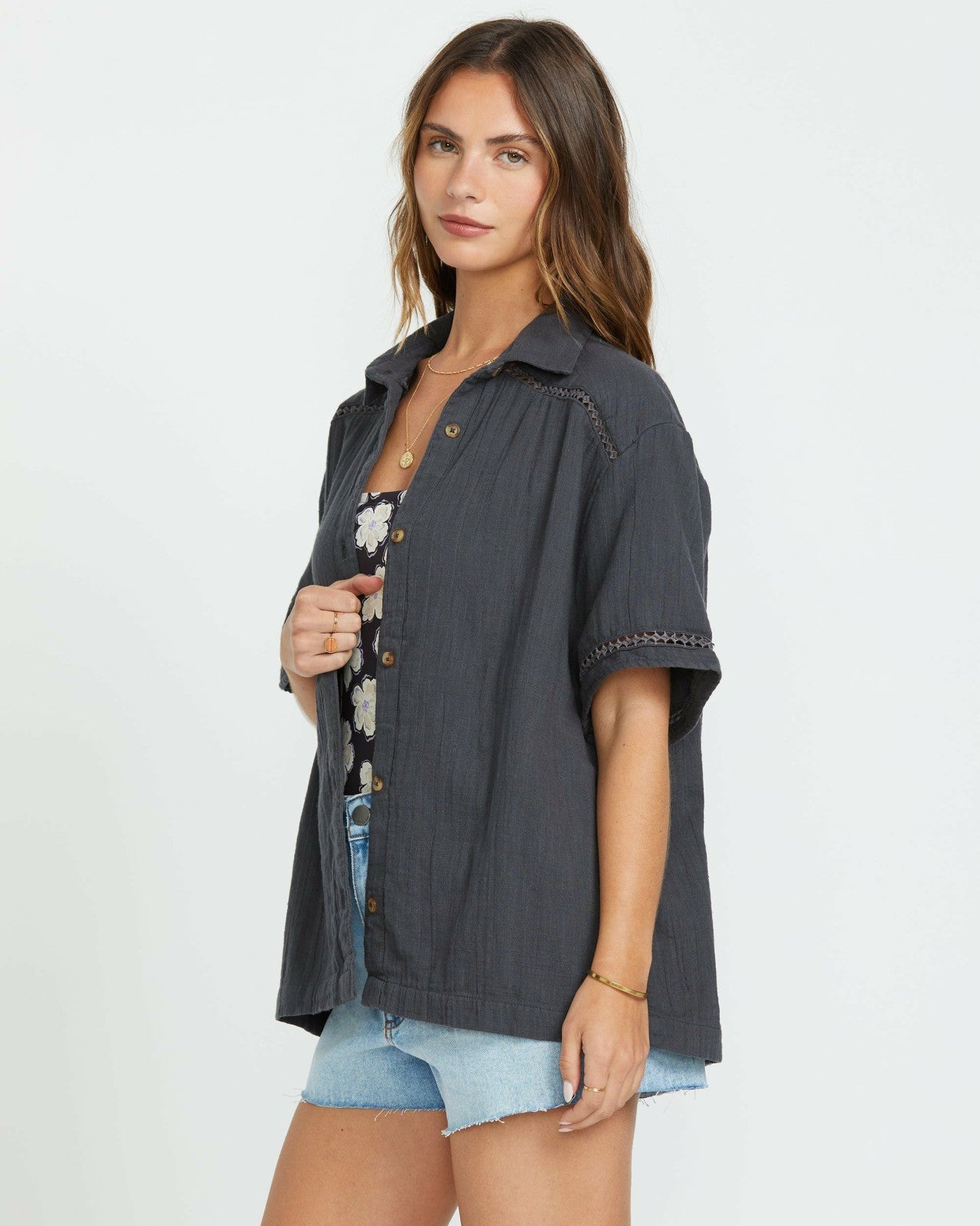 Summers End Short Sleeve Shirt | Black Sands Billabong