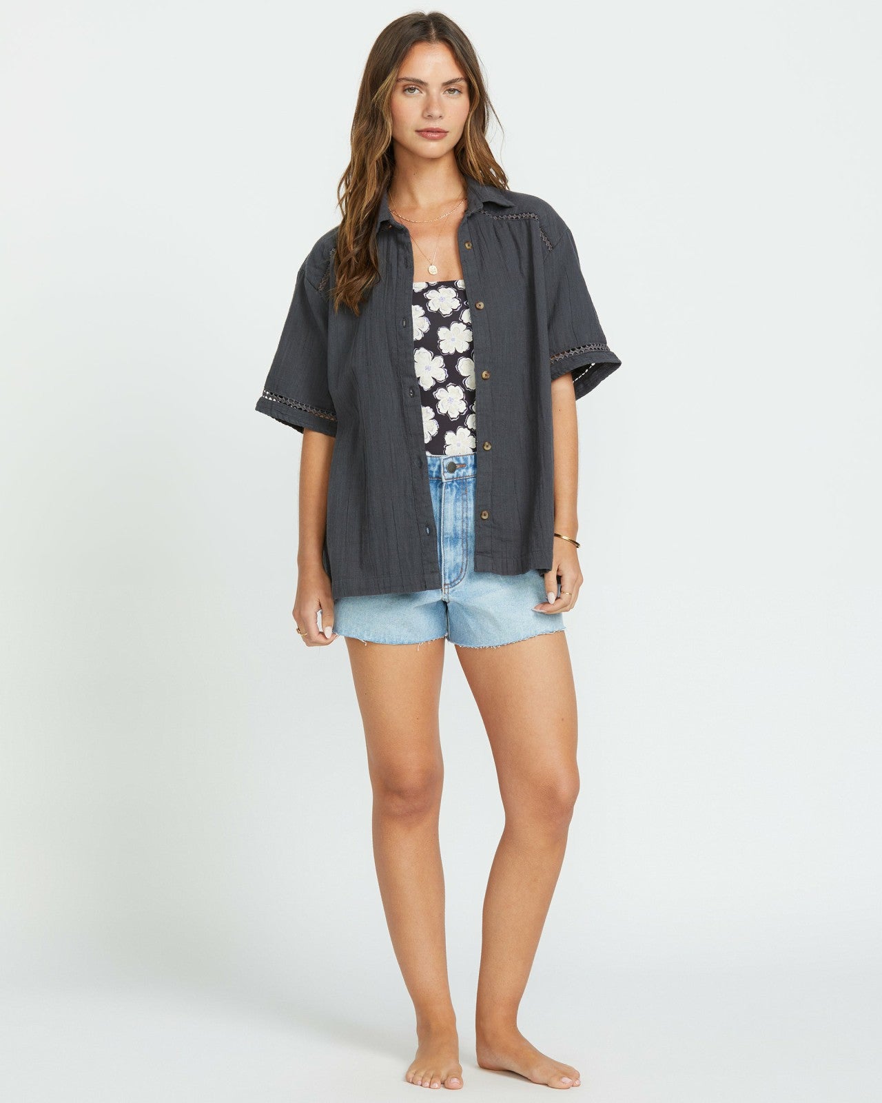 Summers End Short Sleeve Shirt | Black Sands Billabong