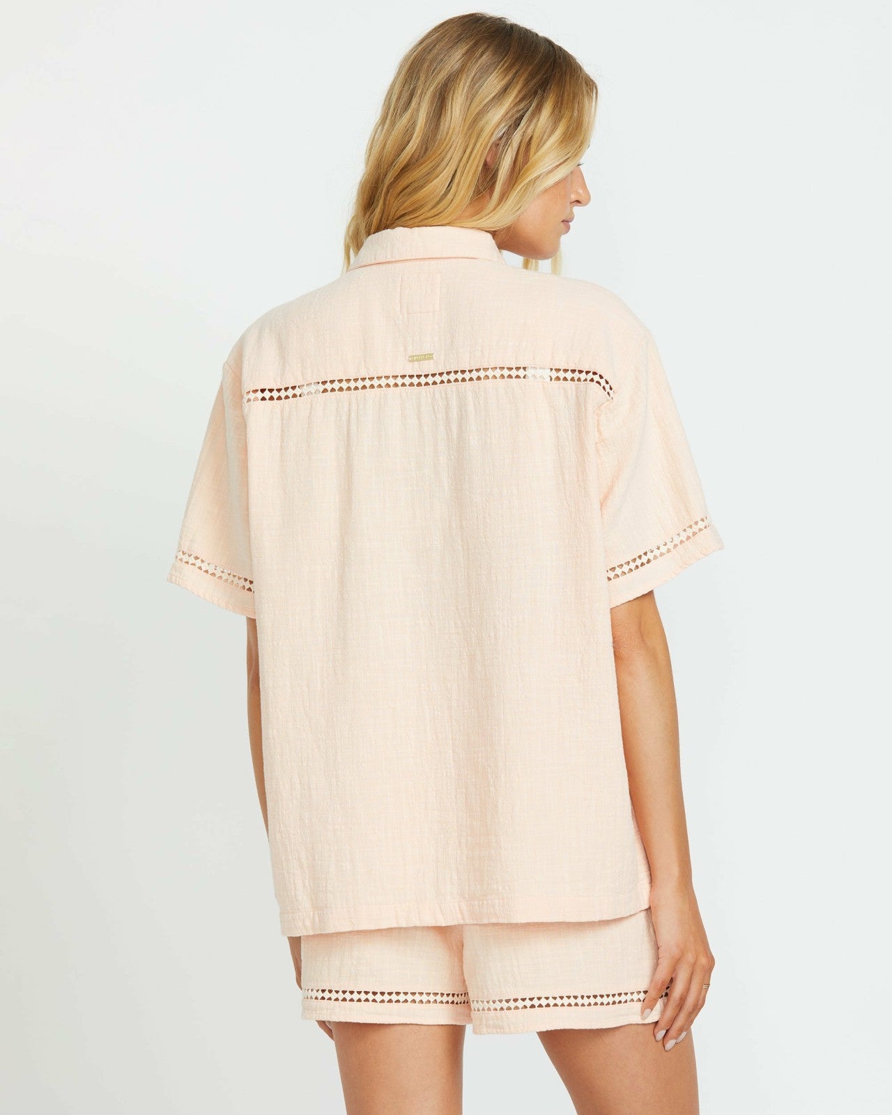 Summers End Short Sleeve Shirt | Soft Peach Billabong