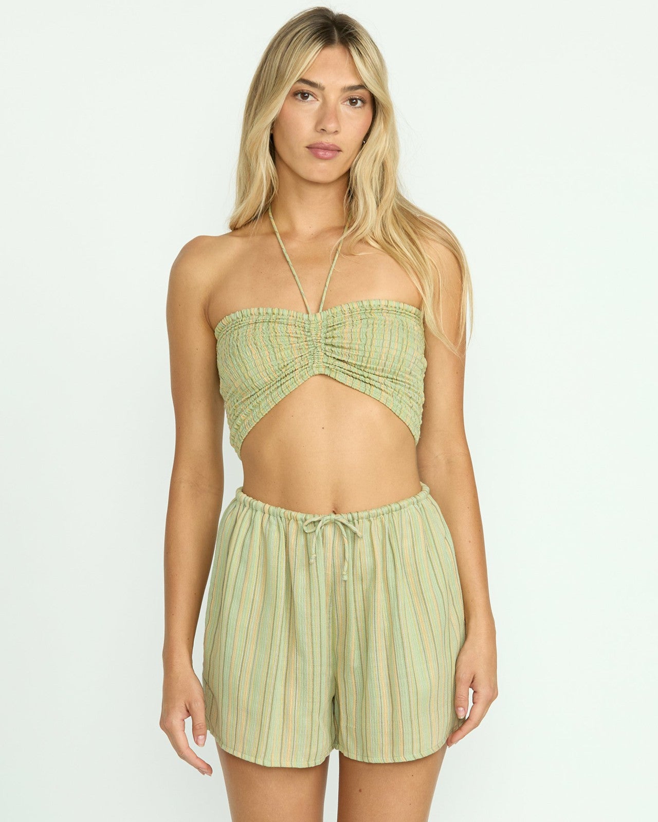 Summer Sunshine Crop Top | Pistachio Billabong