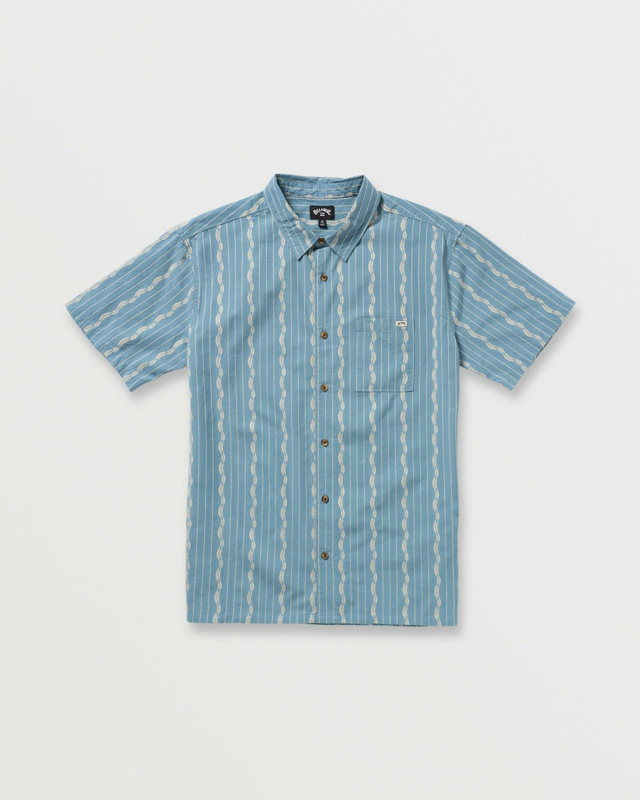Sundays Jacquard Short Sleeve Shirt | Carolina Blue Billabong