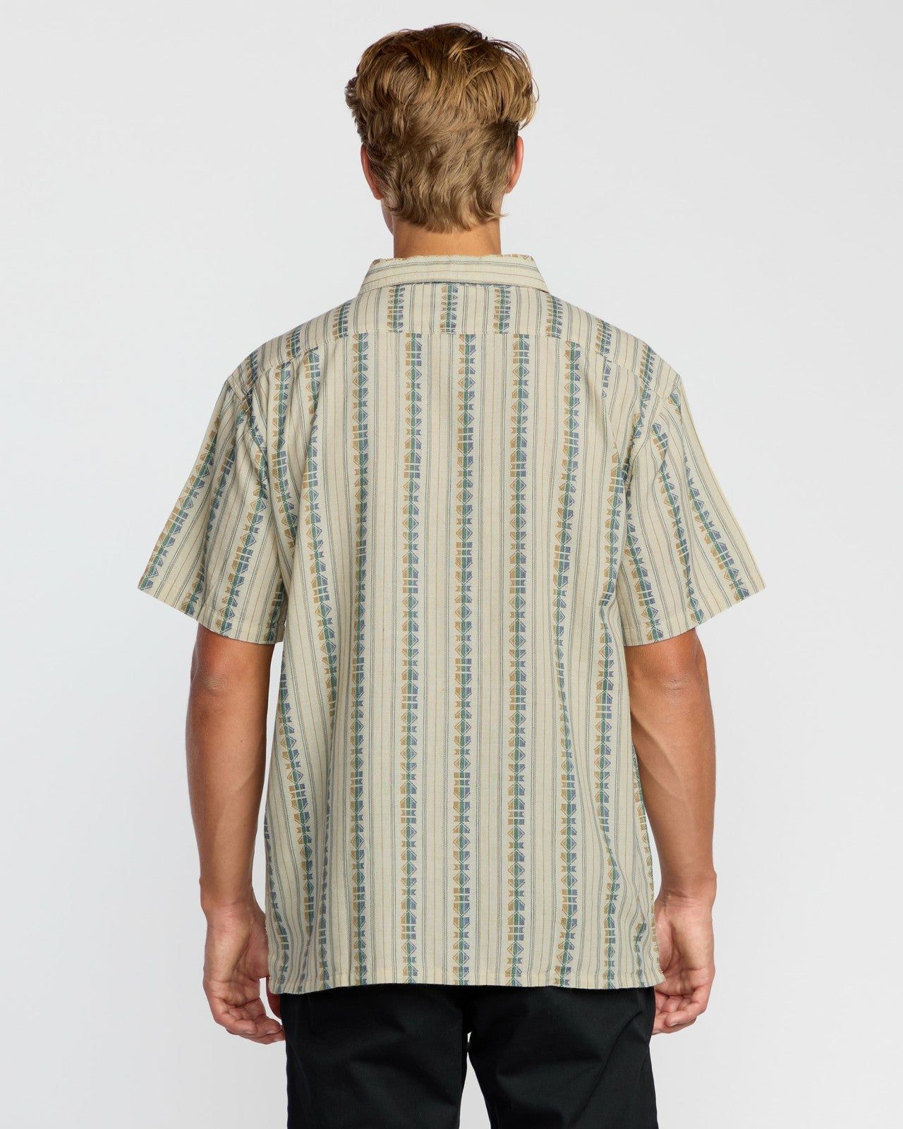 Sundays Jacquard Short Sleeve Shirt | Cream Billabong
