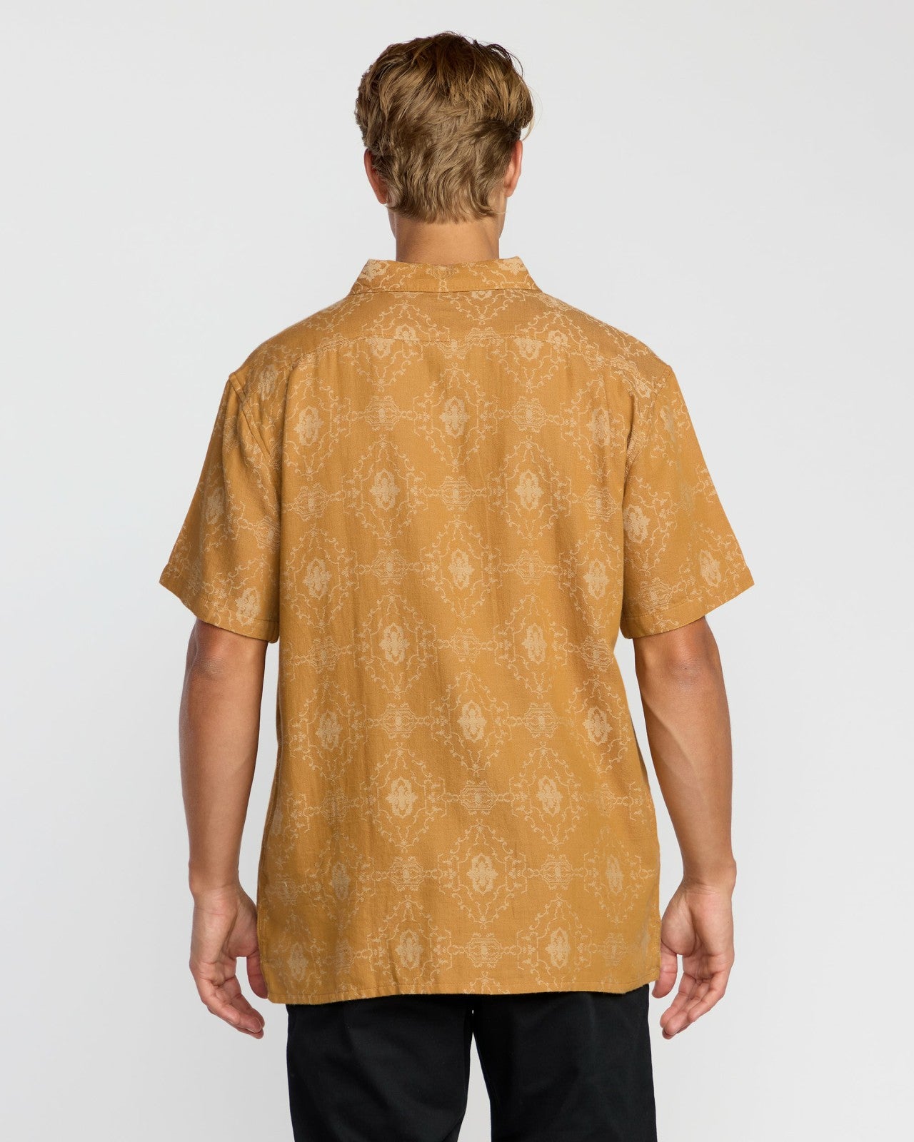 Sundays Jacquard Short Sleeve Shirt | Golden Haze Billabong