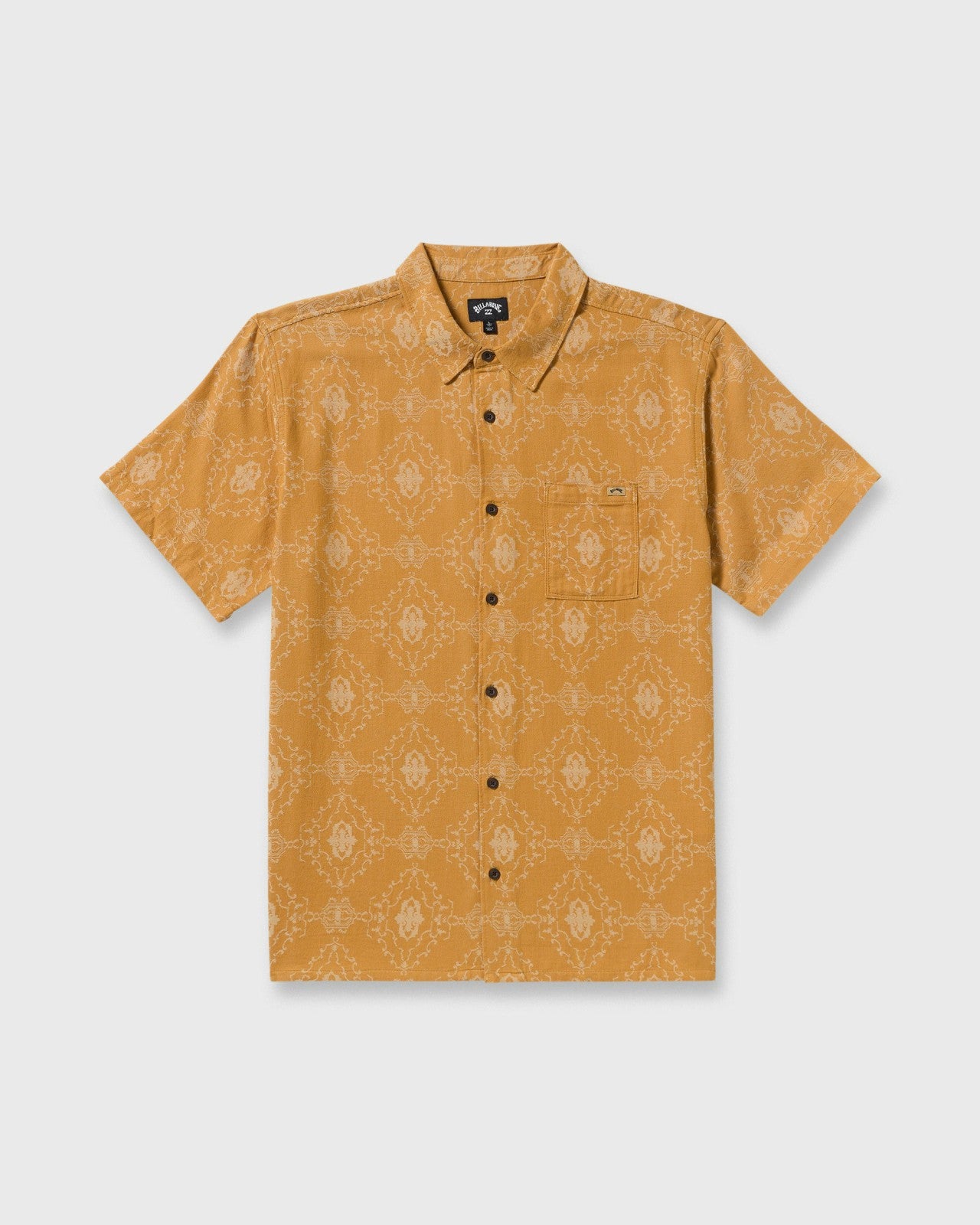 Sundays Jacquard Short Sleeve Shirt | Golden Haze Billabong