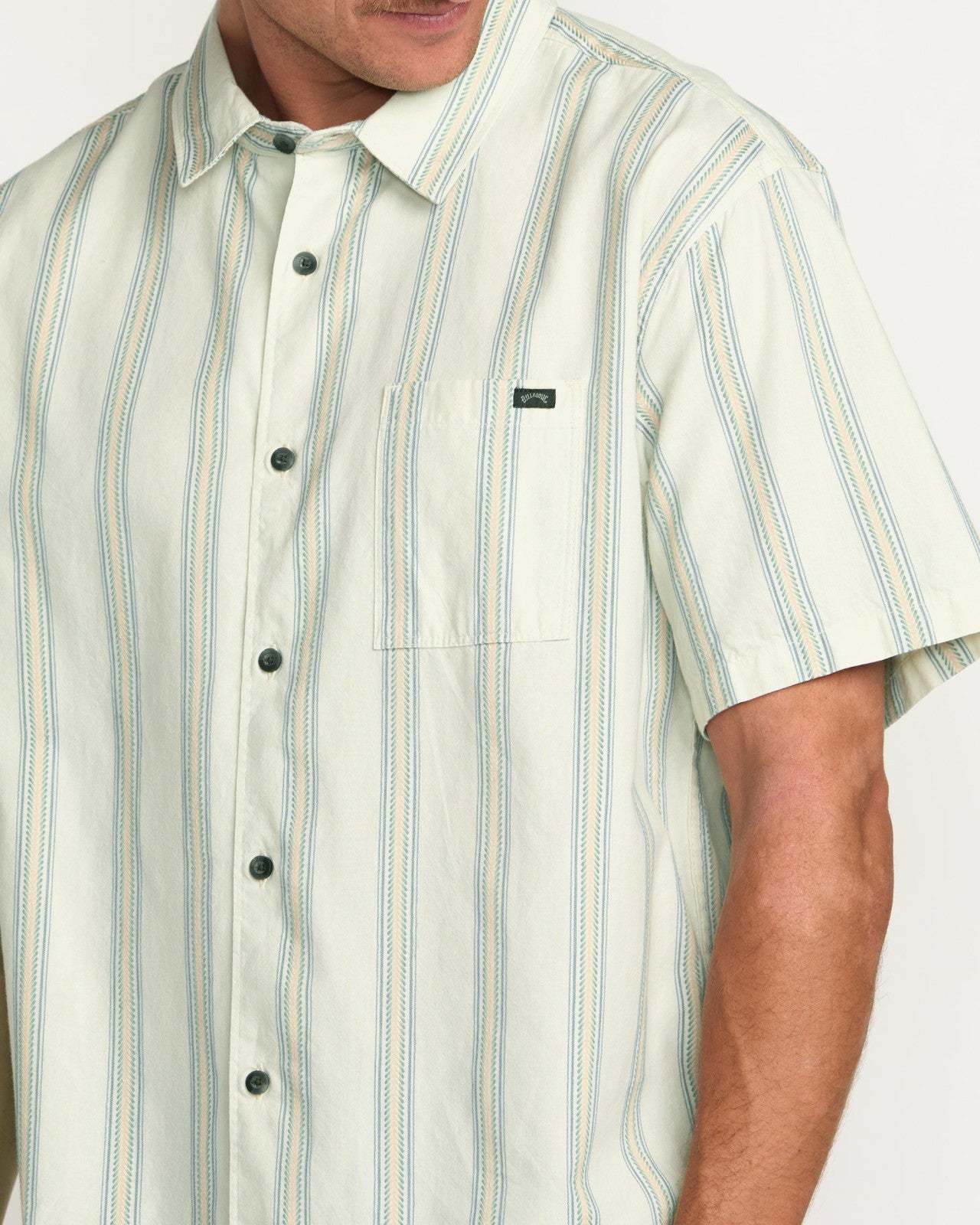 Sundays Jacquard Short Sleeve Shirt | Silver Billabong