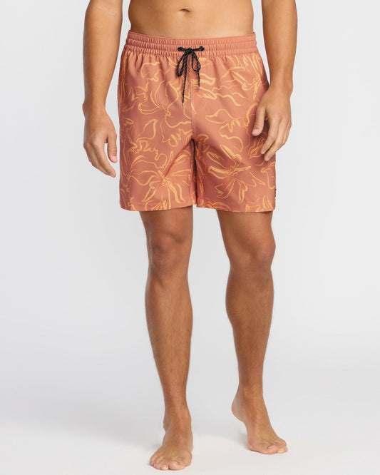Sundays Laybacks 17" Trunks | Dusty Rose Billabong