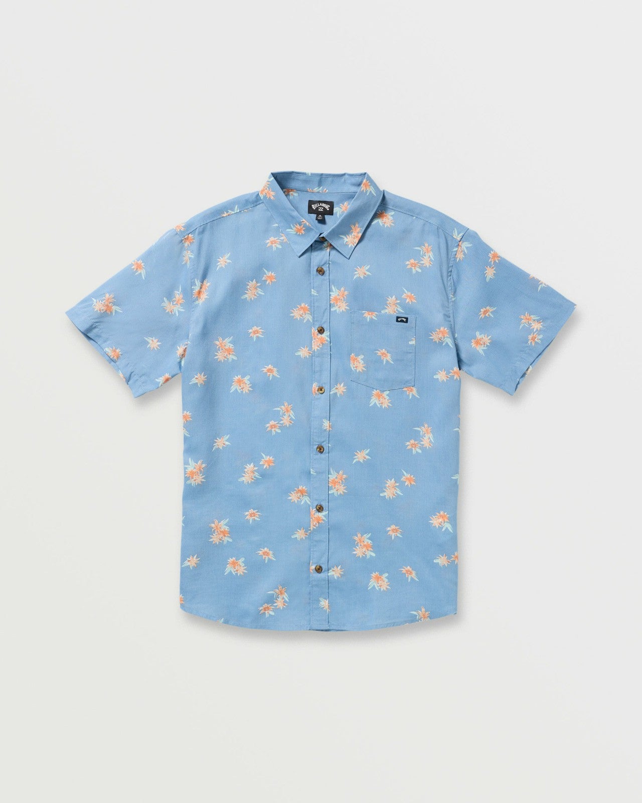 Sundays Mini Short Sleeve Shirt | Carolina Blue Billabong