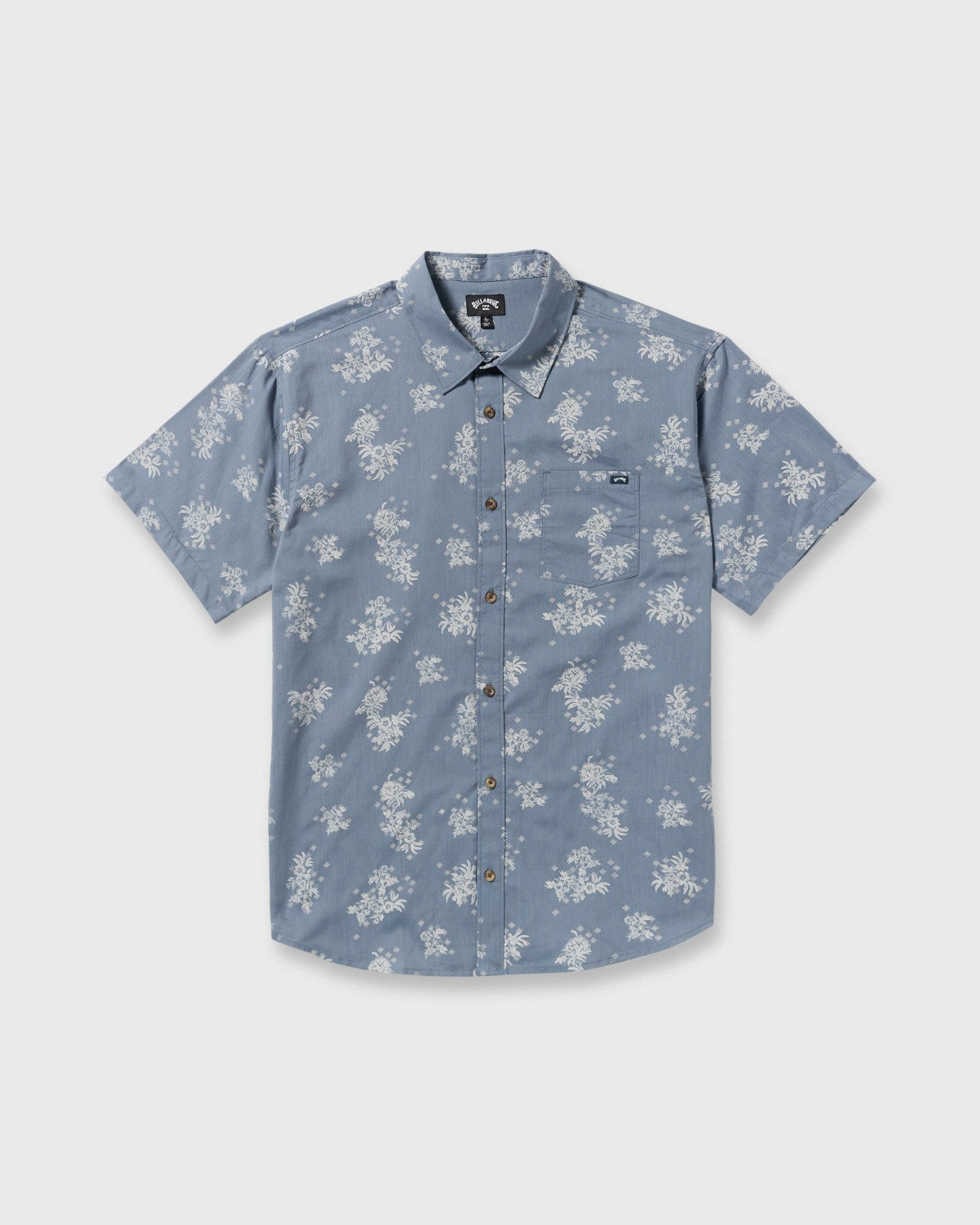 Sundays Mini Short Sleeve Shirt | Steel Blue Billabong