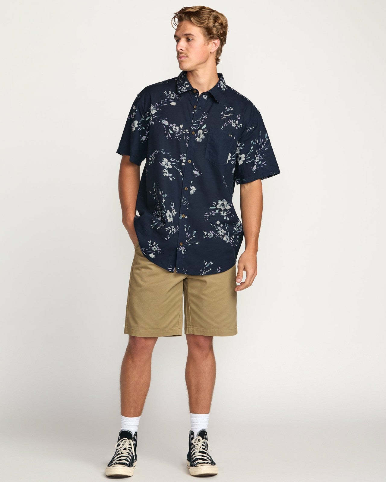 Sundays Short Sleeve Shirt | Dark Navy Billabong