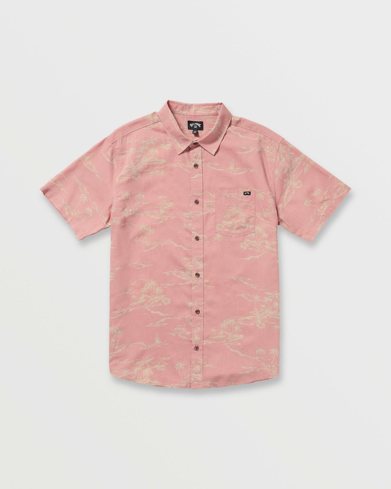 Sundays Short Sleeve Shirt | Dust Red Billabong