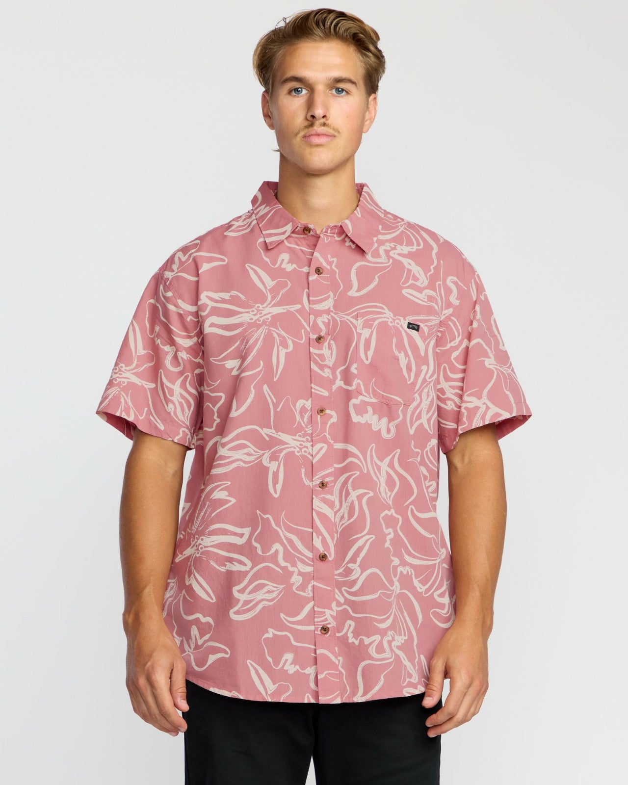 Sundays Short Sleeve Shirt | Faded Rose Billabong