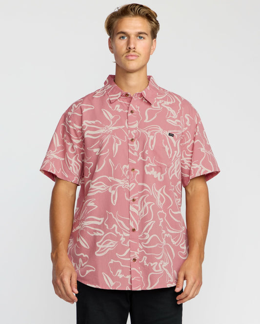 Sundays Short Sleeve Shirt | Faded Rose Billabong